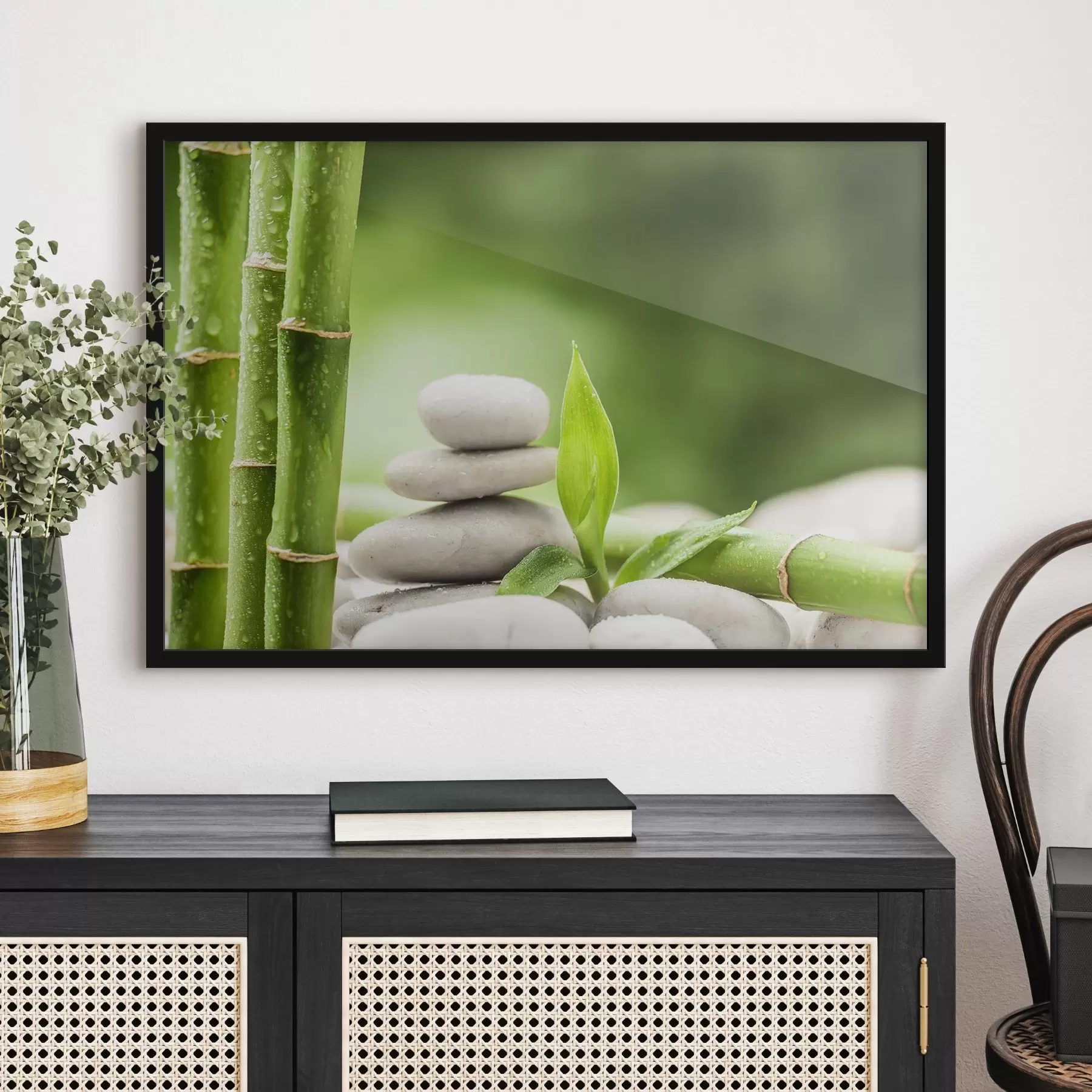 Tablouri bambus verde f34933