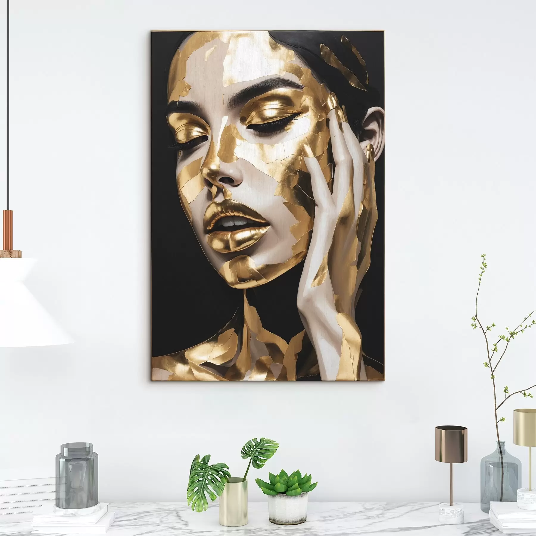 Tablouri Fața fetei în vopsea s42091