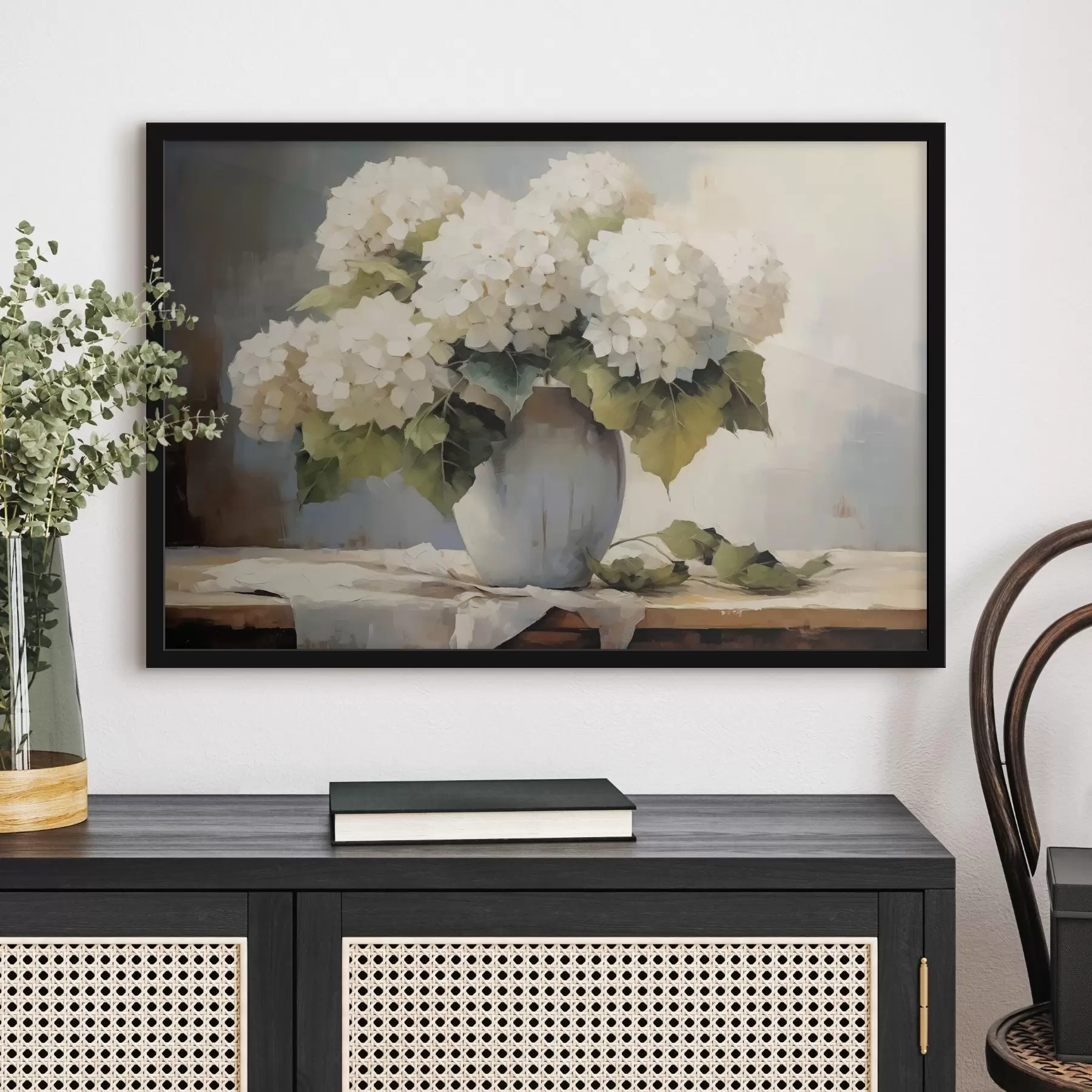 Tablouri Vază cu flori pe masă f41761