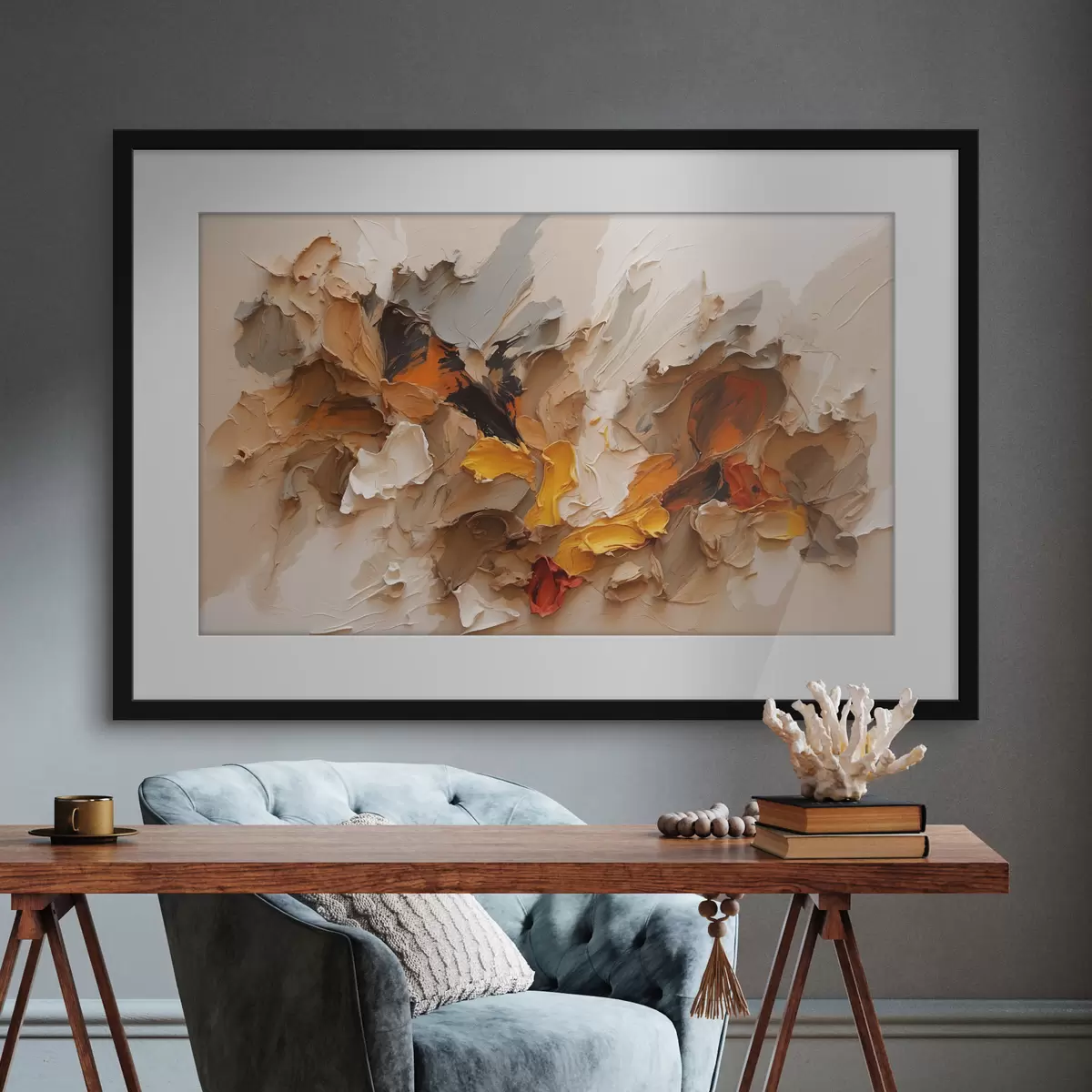 Poster Explozie de ocru f42087