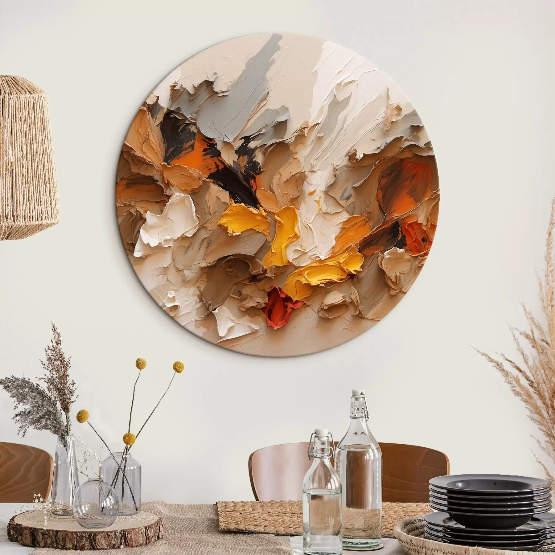 Tablouri Pictură abstractă în stilul picturii în ulei r42087