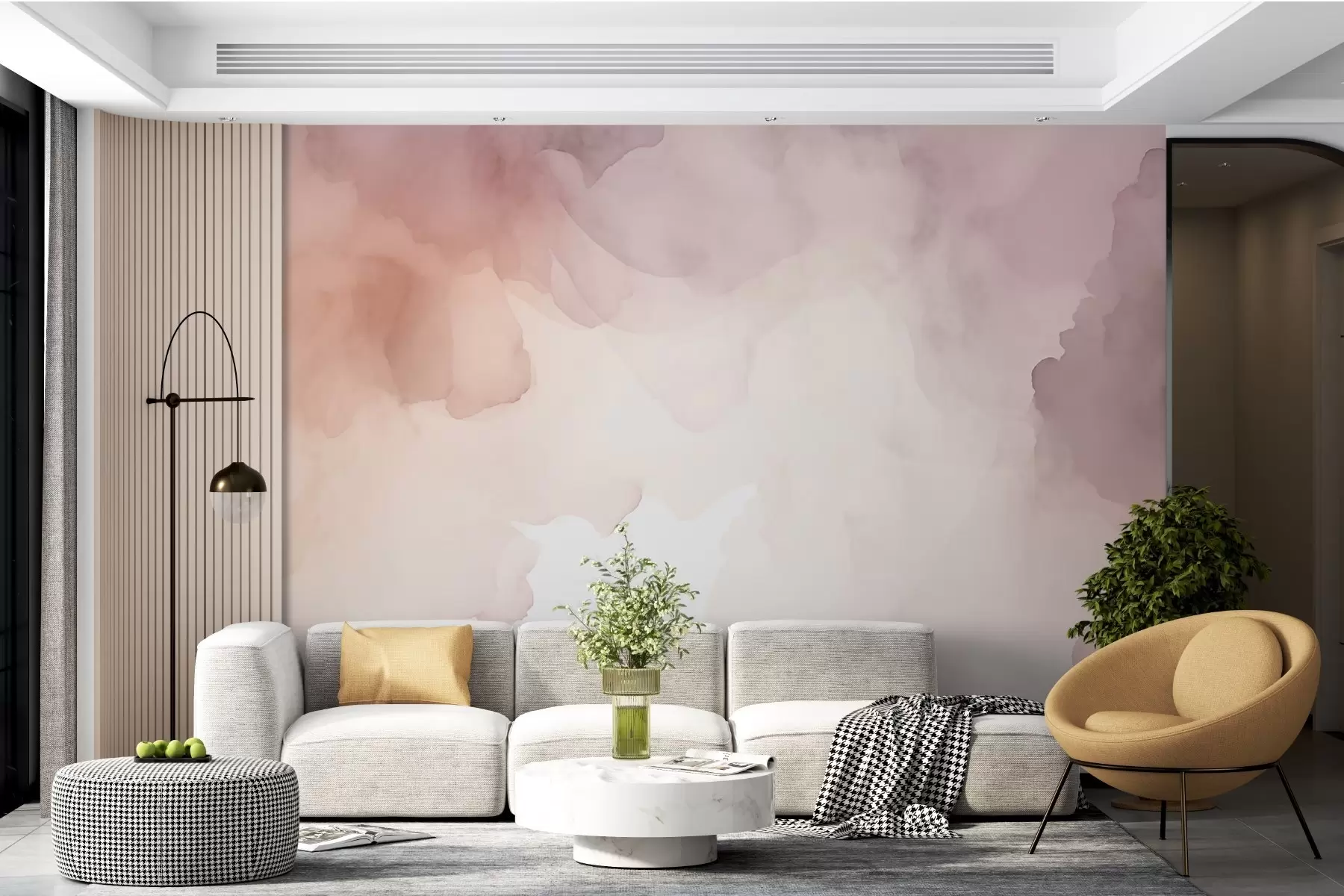 fototapet Cercuri de acuarelă w02607