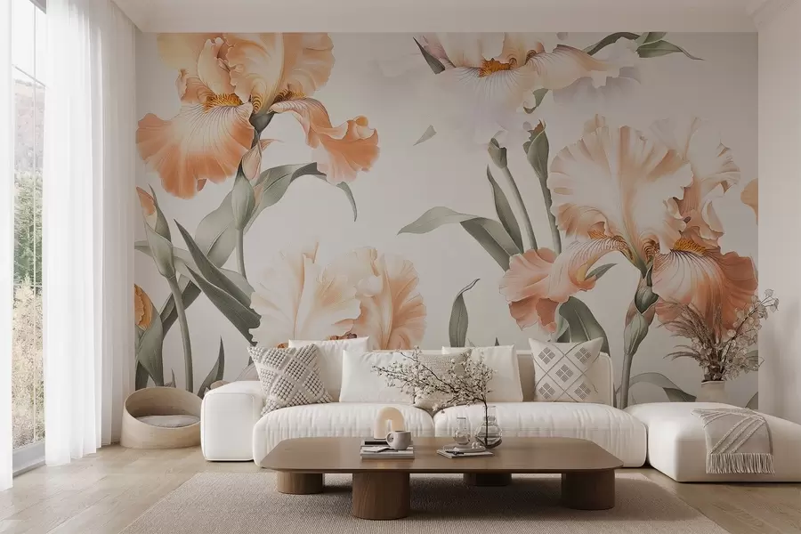 fototapet Irisuri în culori pastelate w08568