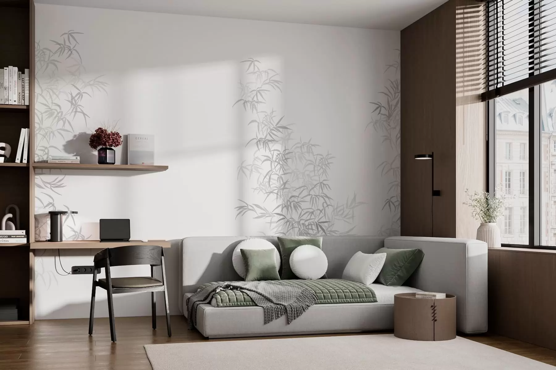 fototapet Bambus minimalism wabi-sabi w08555v1