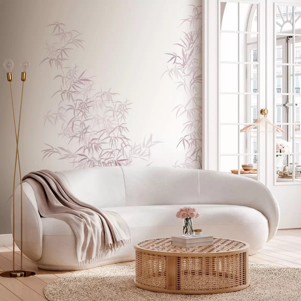 fototapet Bambus minimalism wabi-sabi w08555v4