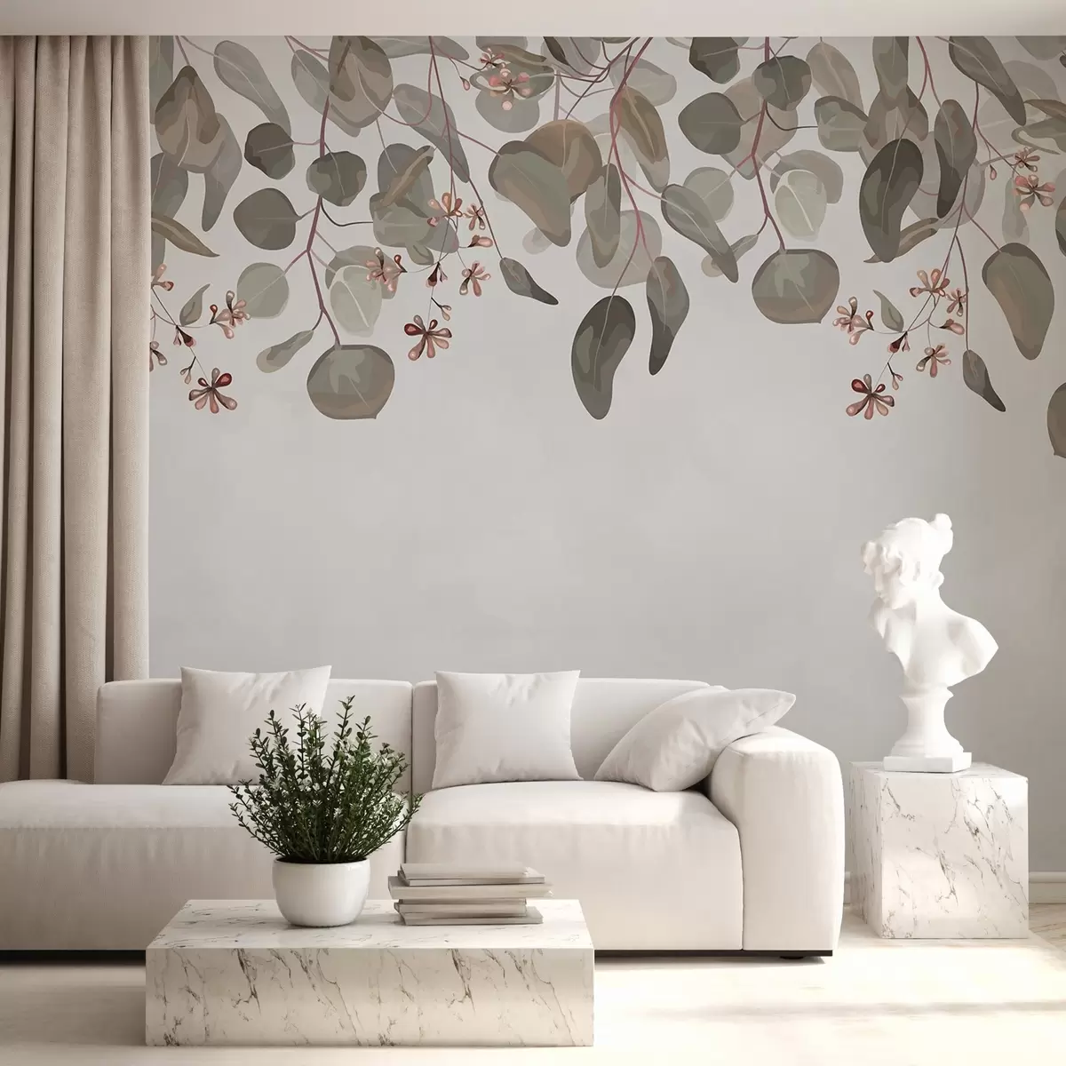 fototapet frunze deasupra w02668