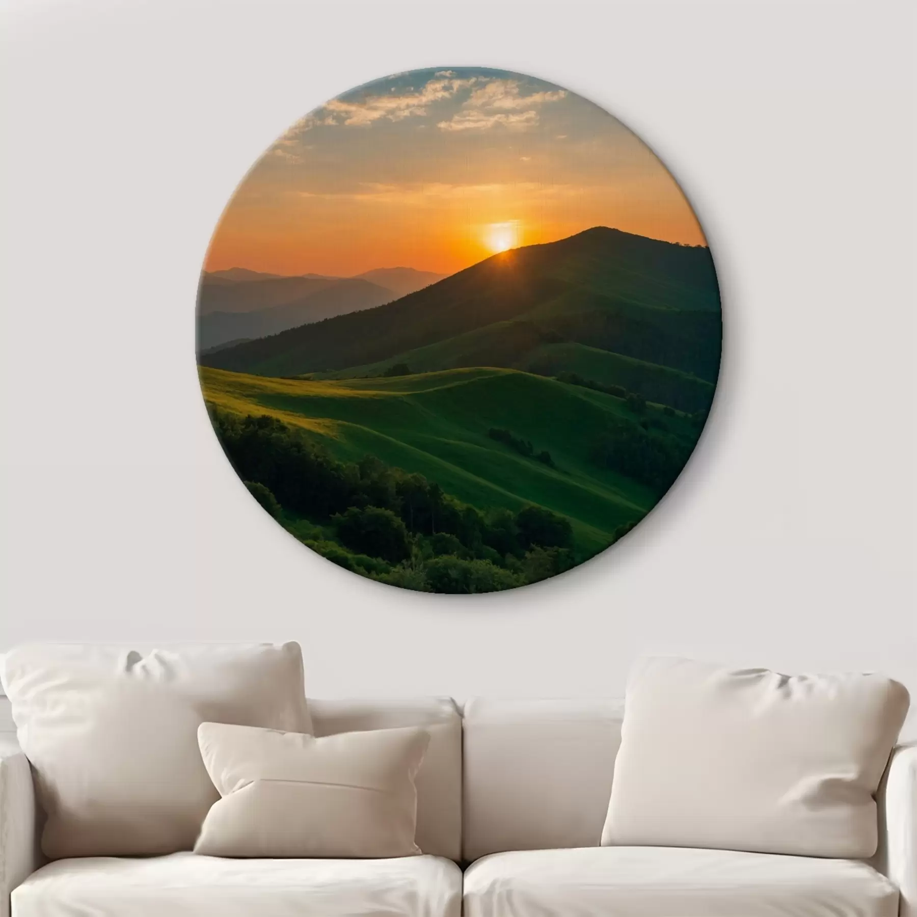 Tablouri Vedere de sus la apusul soarelui r41045