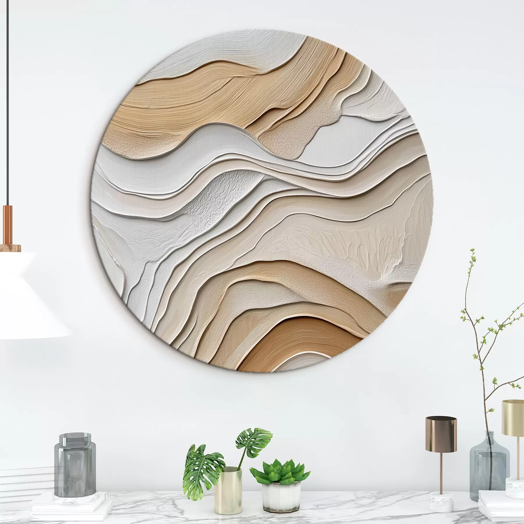 Tablouri Abstracție cu imitarea texturii r41350