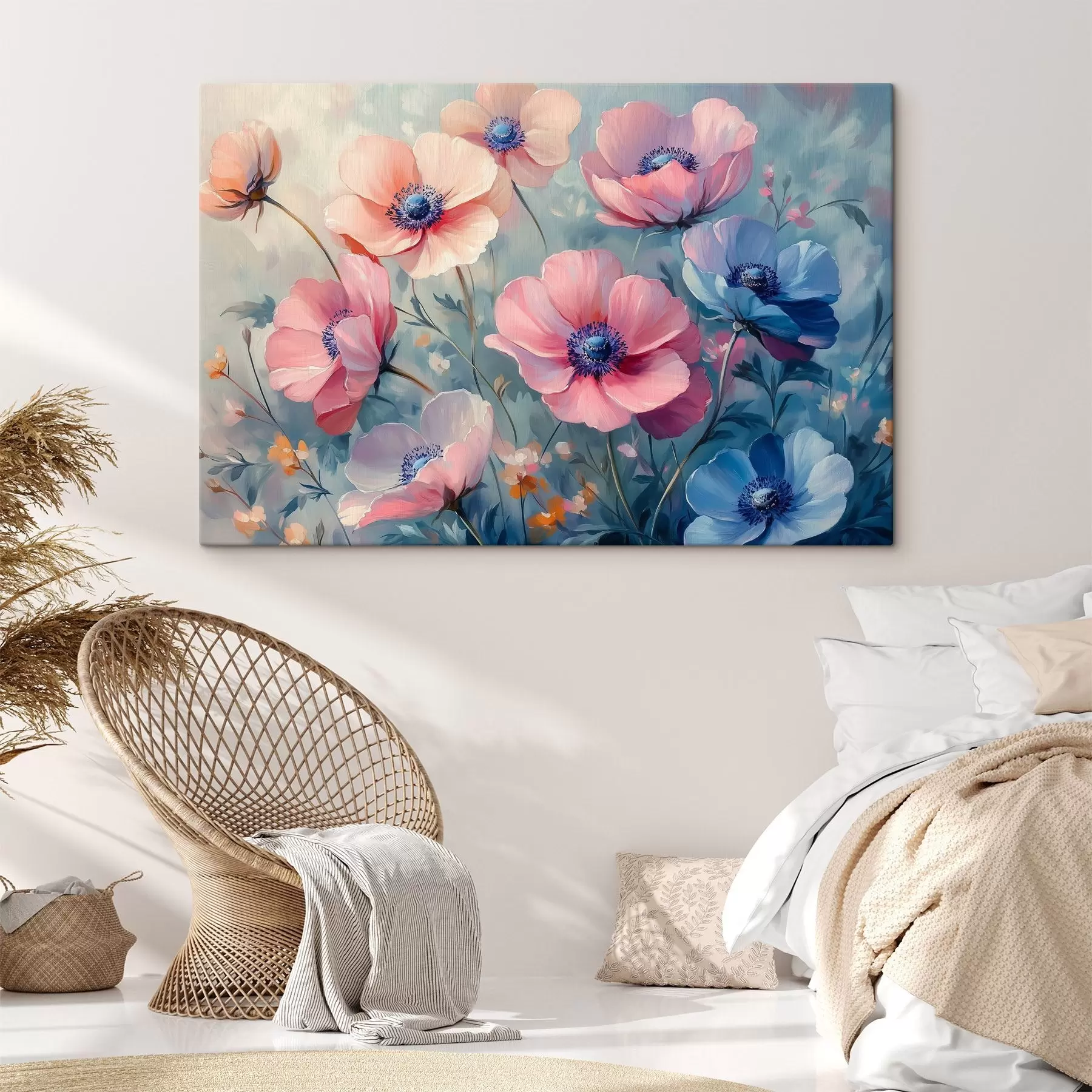 Tablouri Flori sălbatice roz s42326