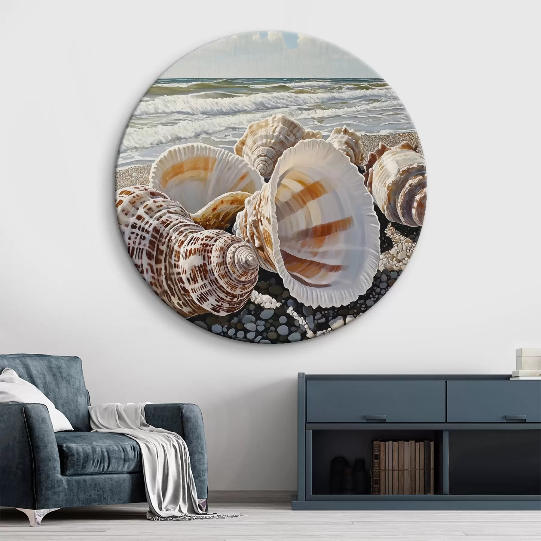 Tablouri Coajă de mare pe malul mării r42333