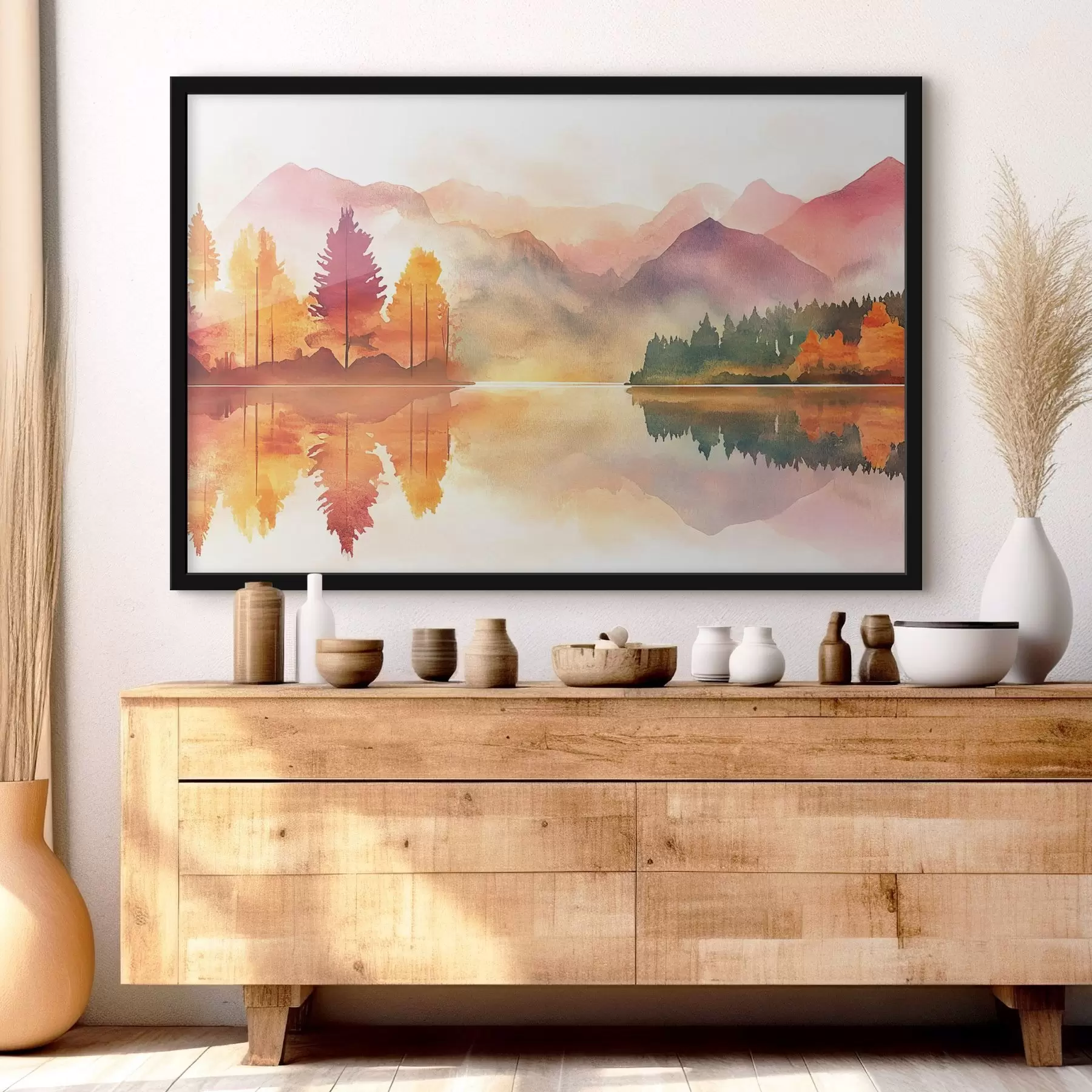 Tablouri Munți în stil acuarelă f42183