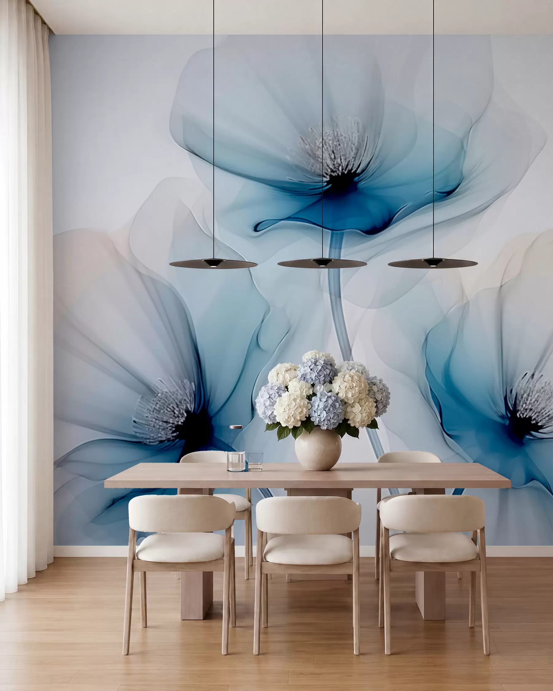 fototapet Flori transparente w02696