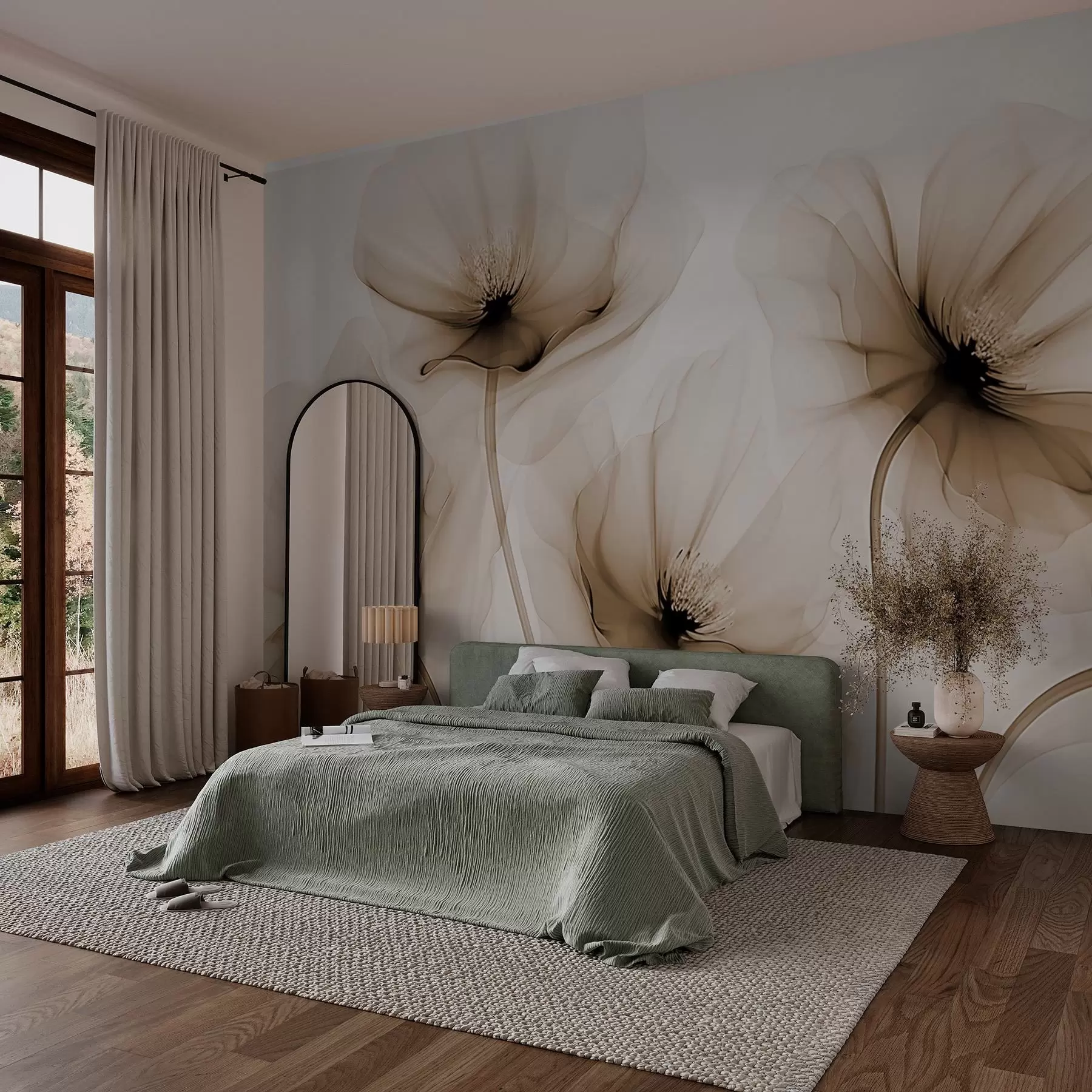 fototapet Flori transparente w02696v1