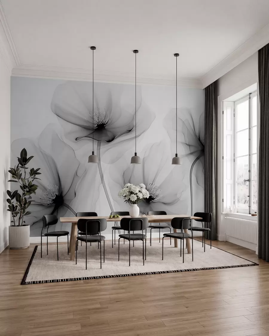 fototapet Flori transparente w02696v2