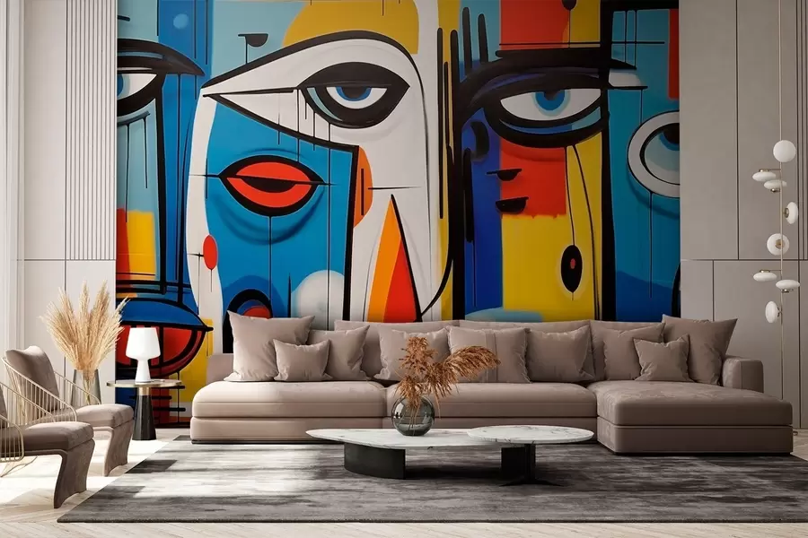 fototapet Portret abstract w02698