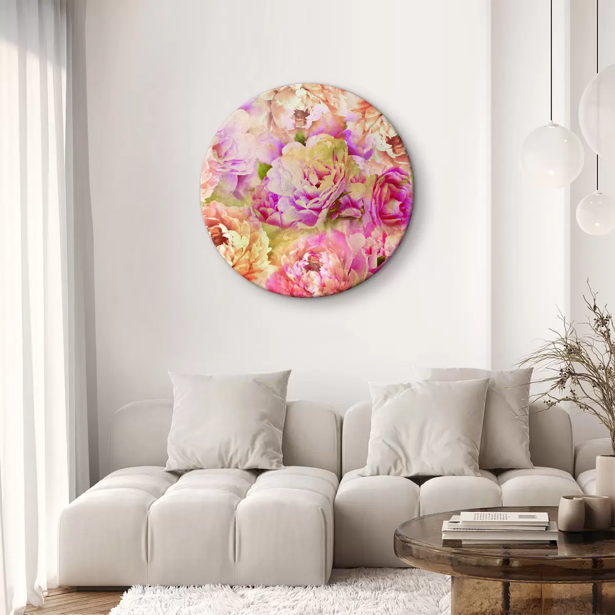 Picturi rotunde Floare, plantă și petală r27119