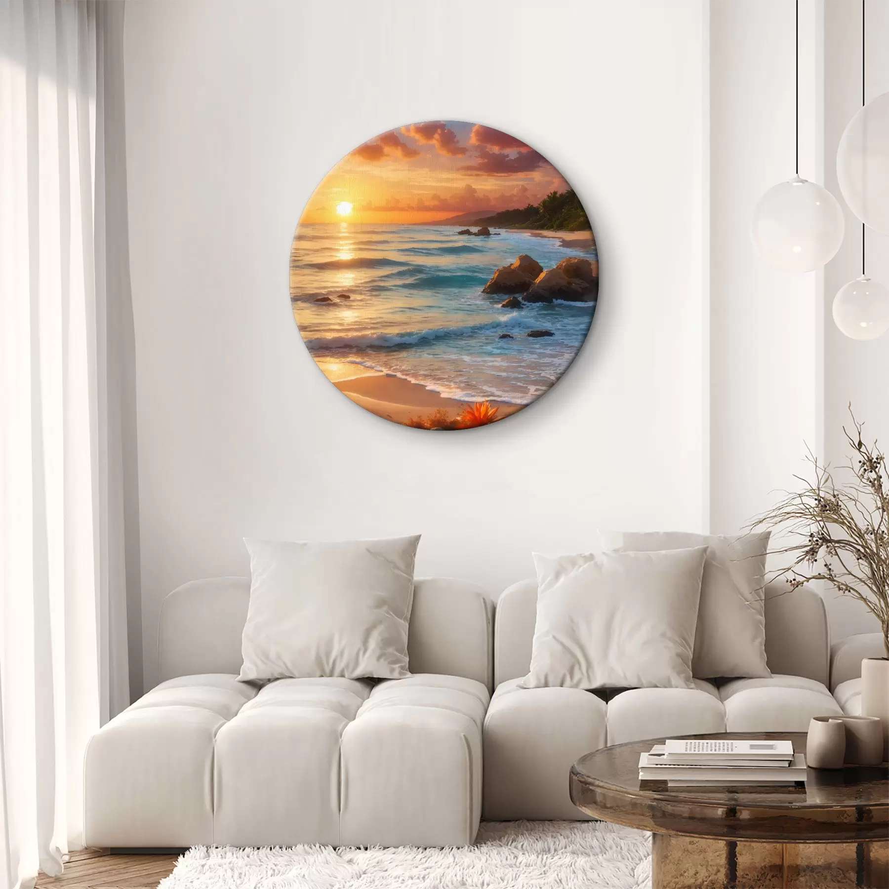 Tablouri Vedere la mare de pe țărmul nisipos r35647