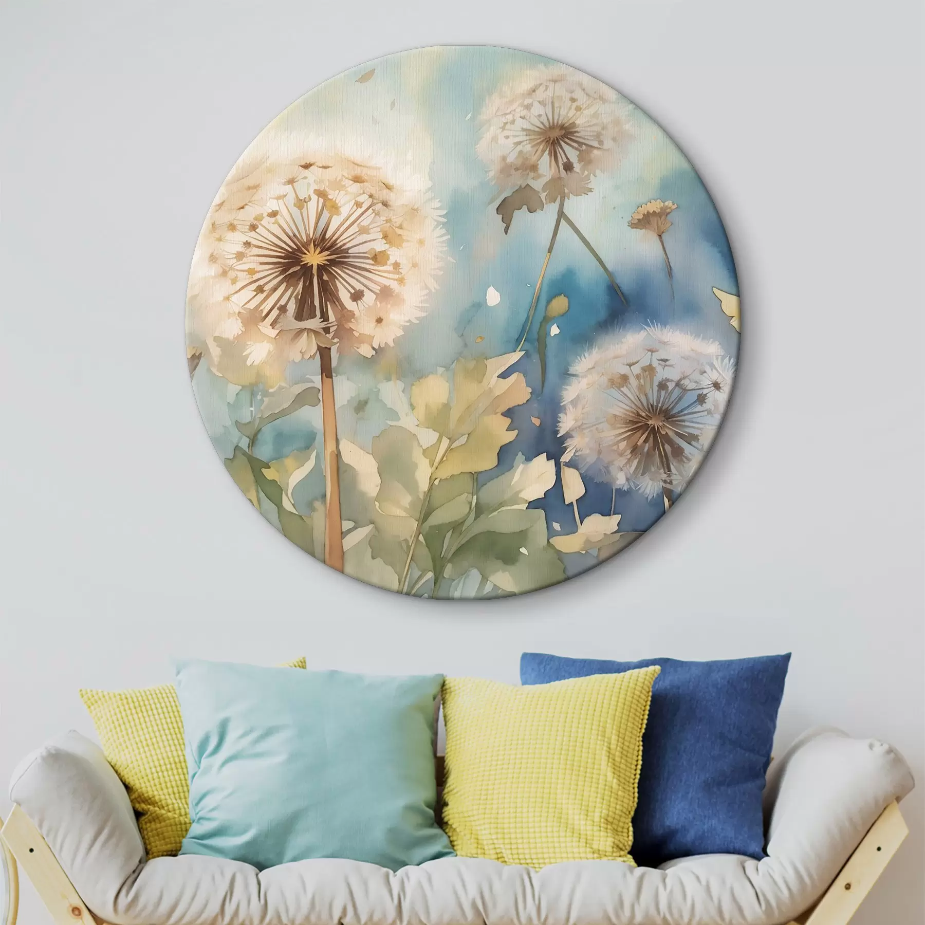 Tablouri Dandelion câmp acuarelă acuarelă acuarelă acuarelă acuarelă acuarelă r35839