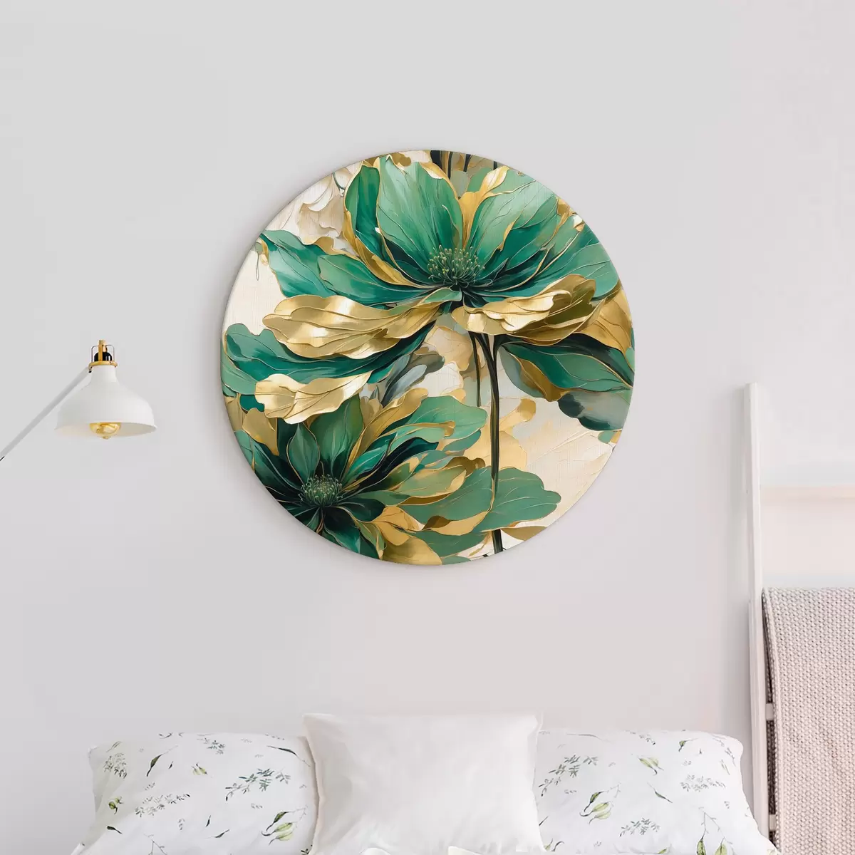 Picturi rotunde Close-up al unei flori r38182