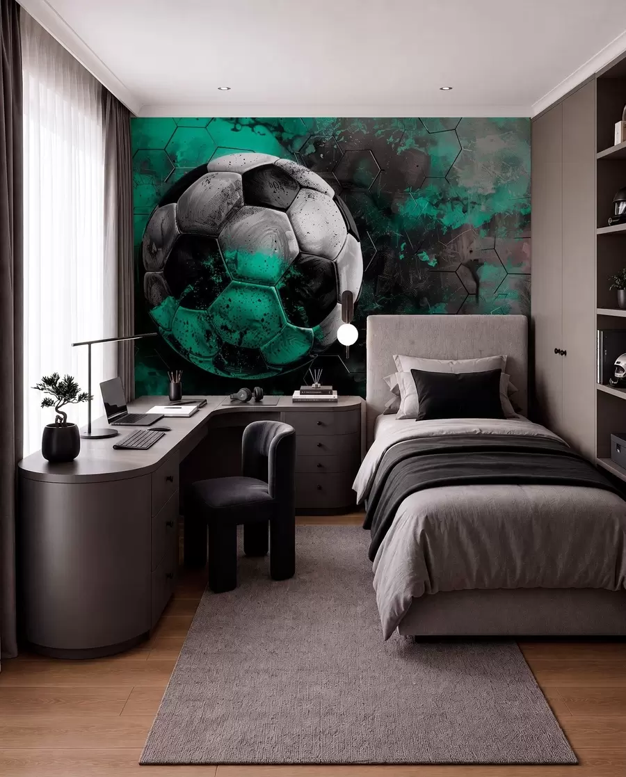 fototapet Minge de fotbal w08618