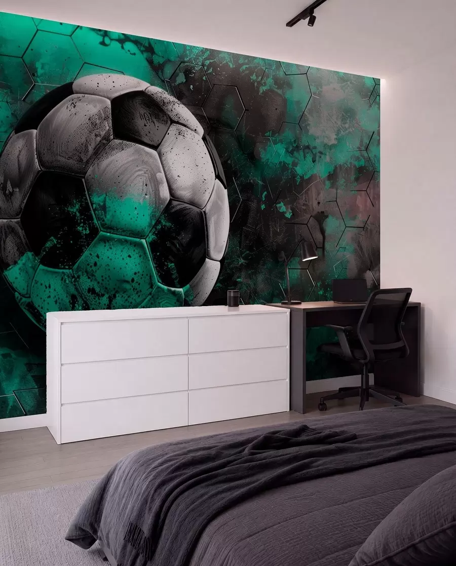 fototapet Minge de fotbal w08618