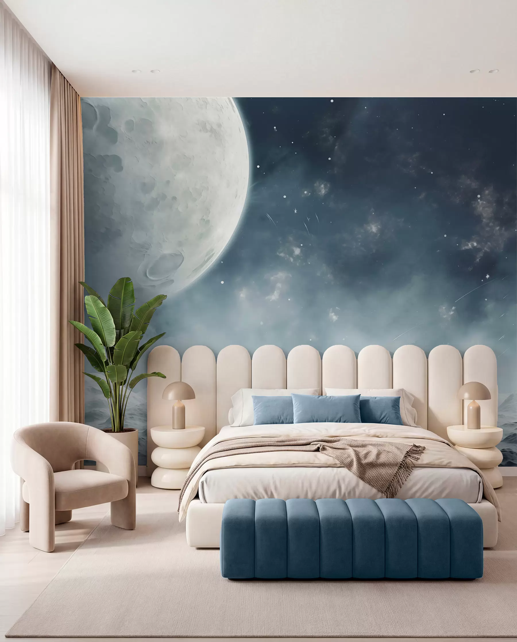 fototapet Peisaj lunar abstract w02797