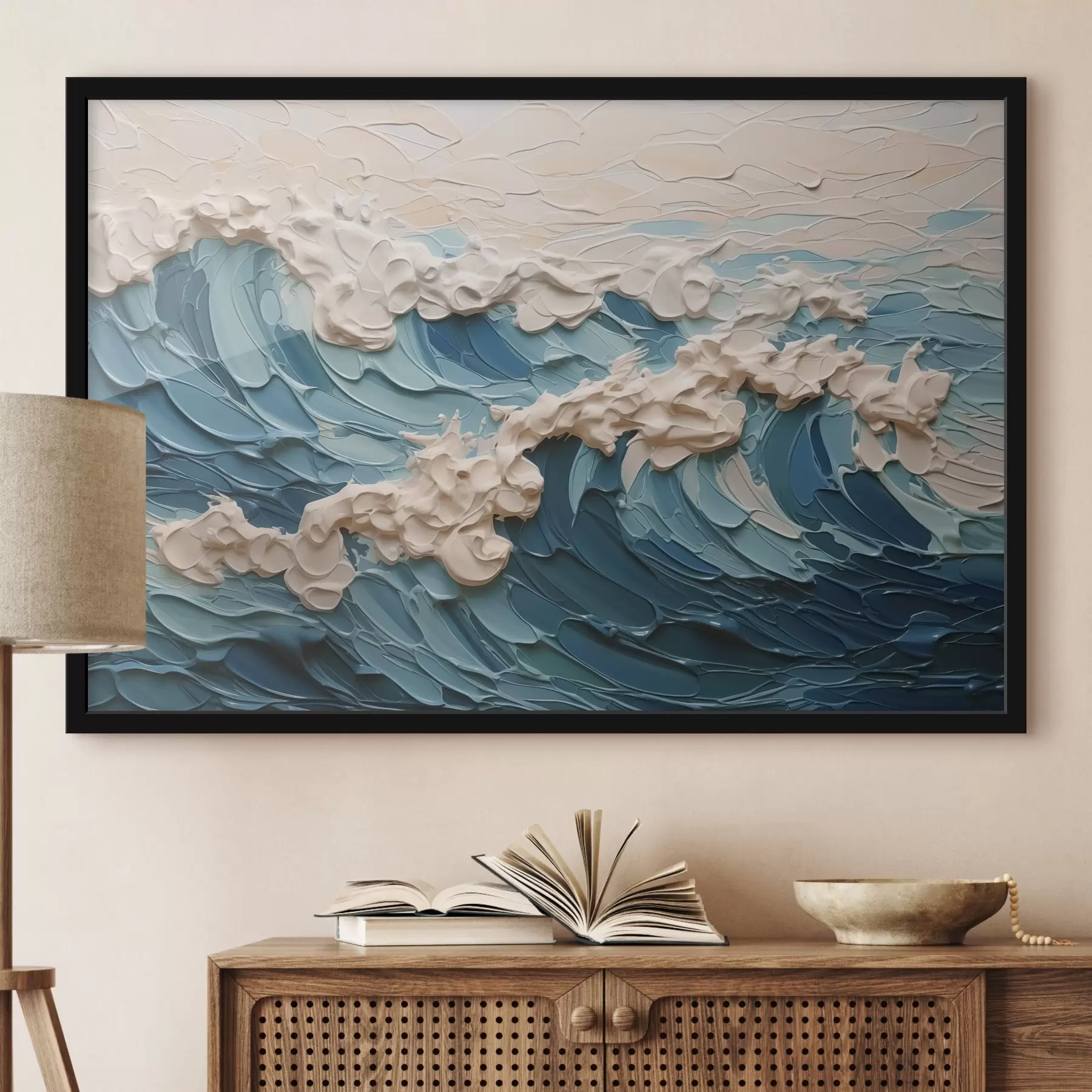 fototapet Valuri abstracte imitație de lovituri de pensulă f42470