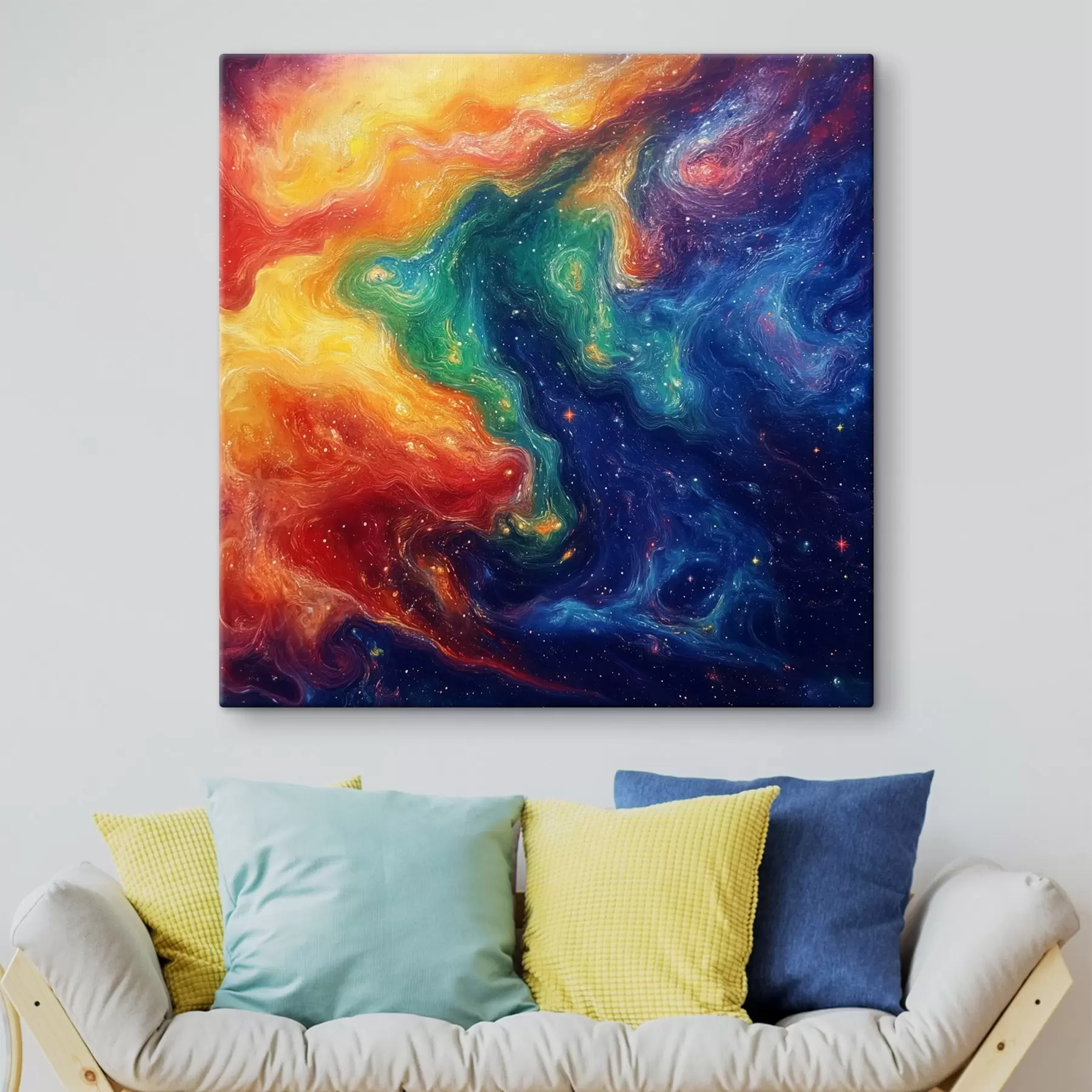 Tablouri Abstracție în culori strălucitoare s42507