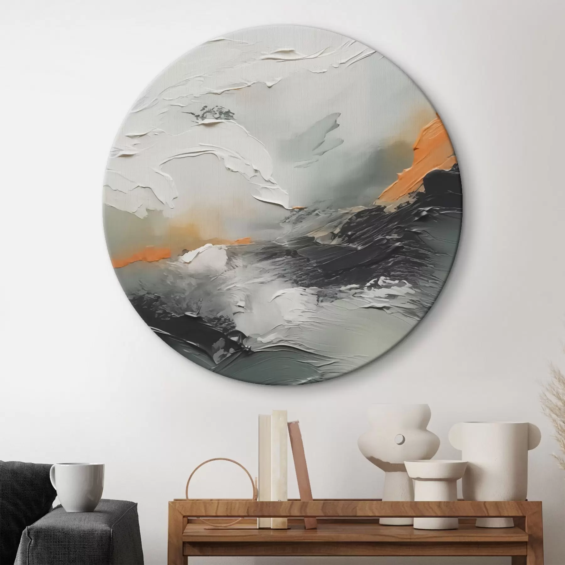 Tablouri Abstracție imitație de lovituri de pensulă r42588