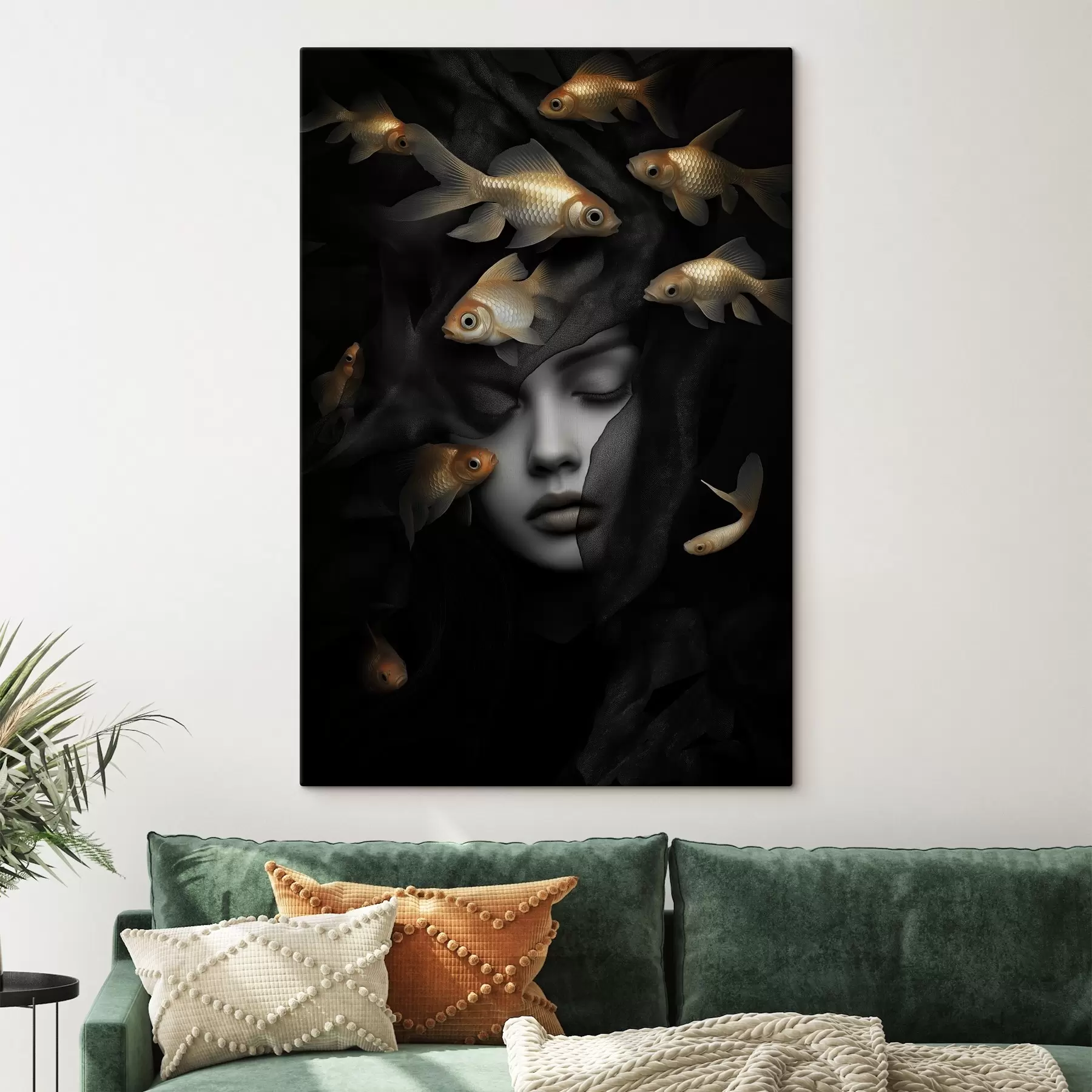 Tablouri Fata și peștele s42612