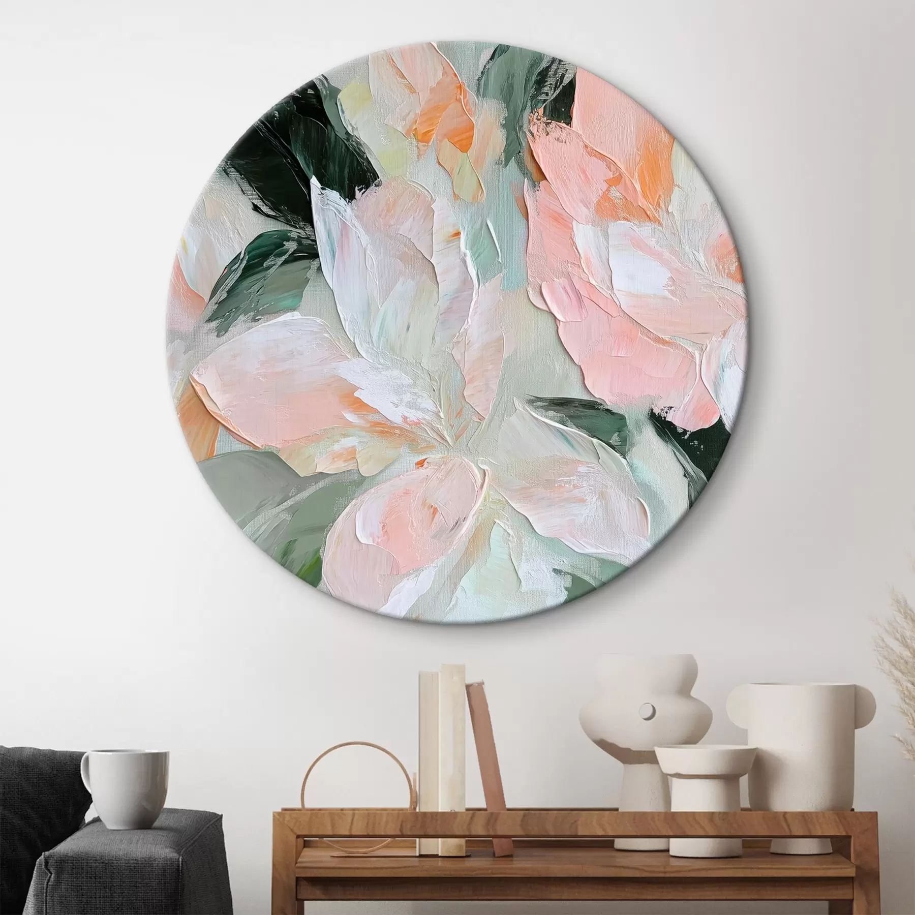 Tablouri Flori abstracte în stilul picturii în ulei r42601