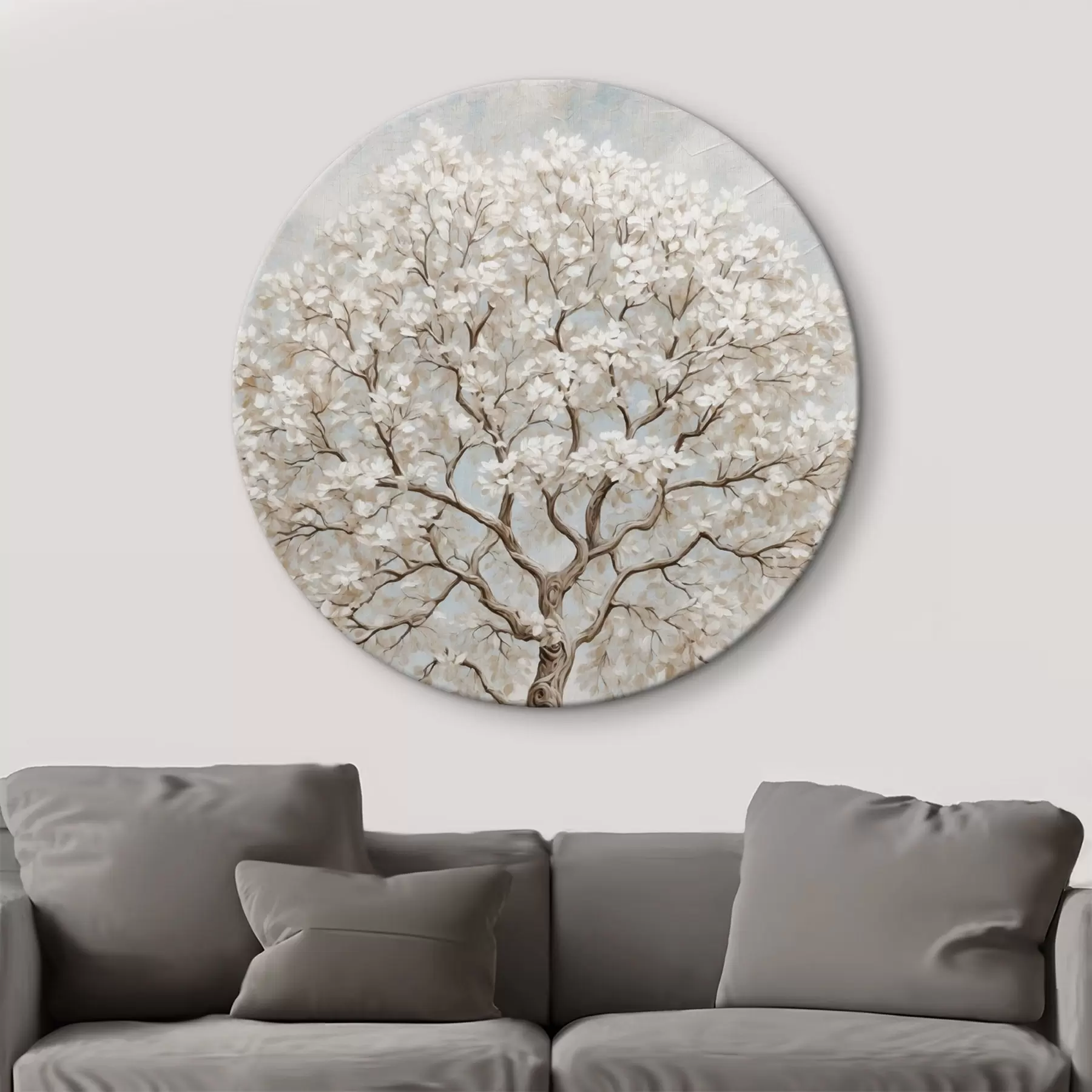 fototapet Copac în stil cartnia cu acrilice r42548