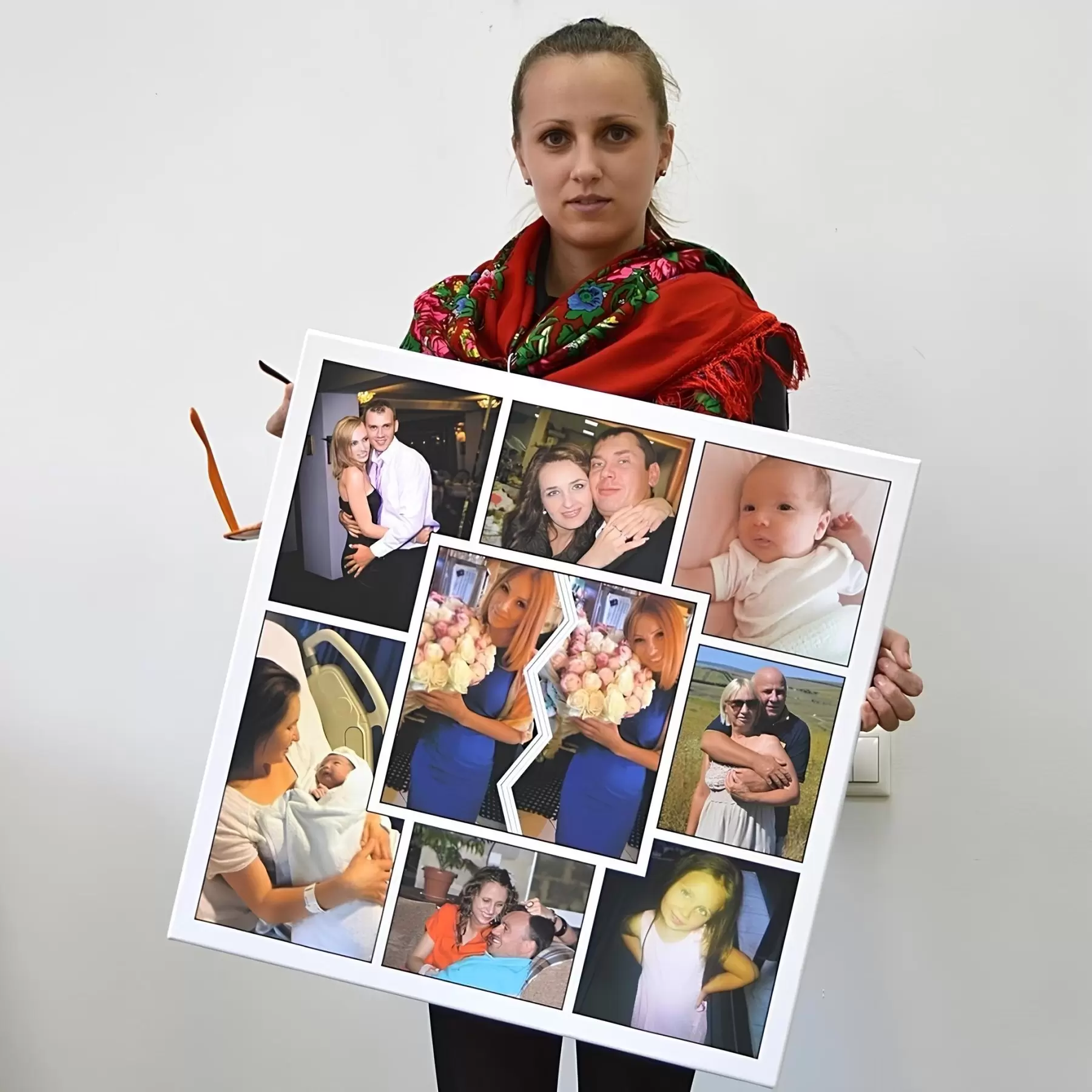 Tablouri Imprimarea unui tablou collage foto ca cadou s42673