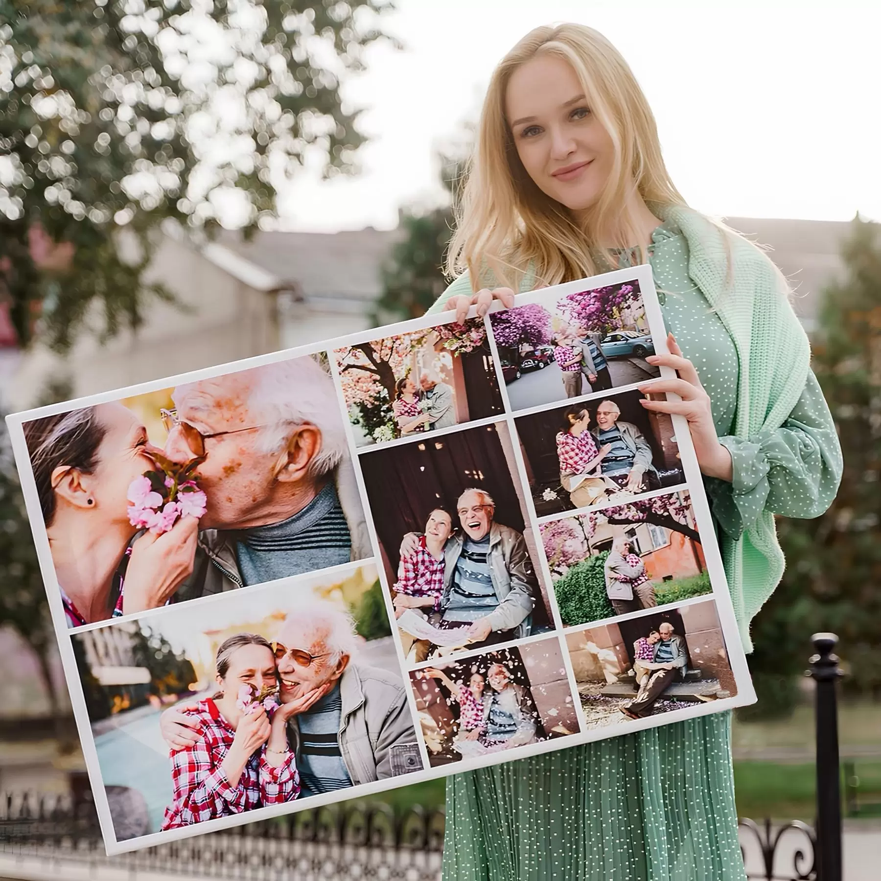 Tablouri Tablou collage pe pânză ca cadou pentru aniversare s42677