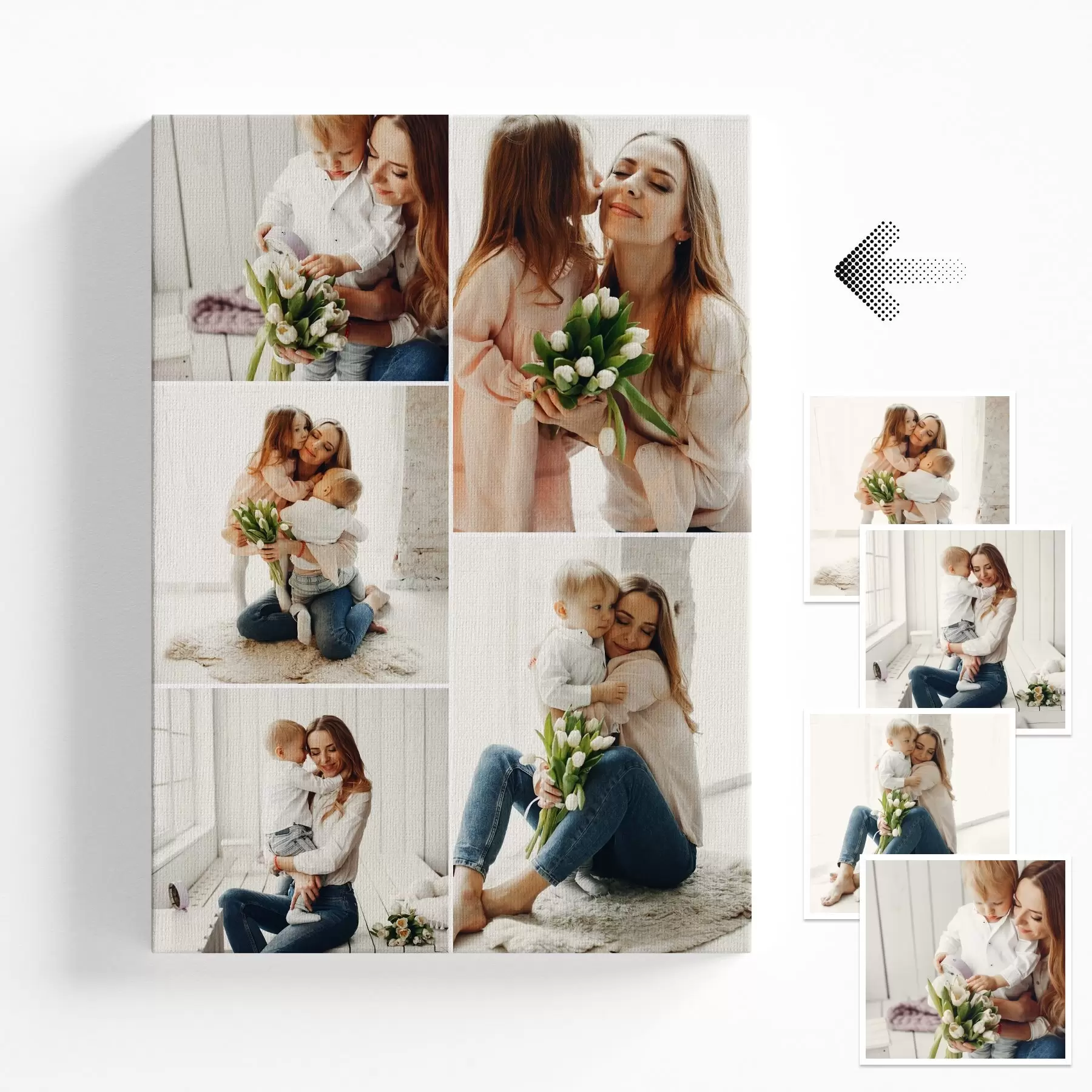 Tablouri Creează un tablou collage pe pânză din fotografia ta s42695