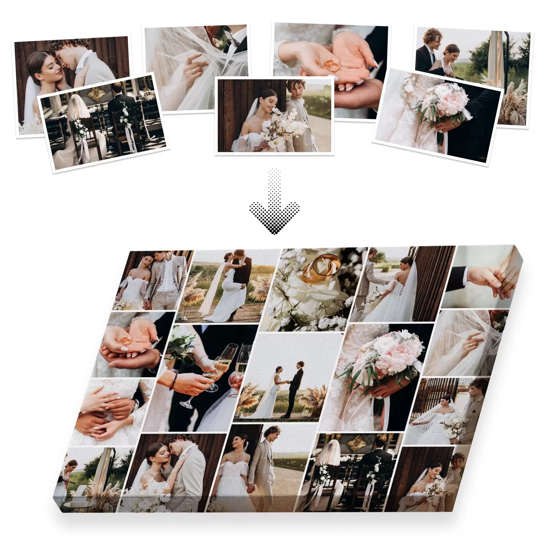 Tablouri Tablou collage pe pânză cu livrare s42696