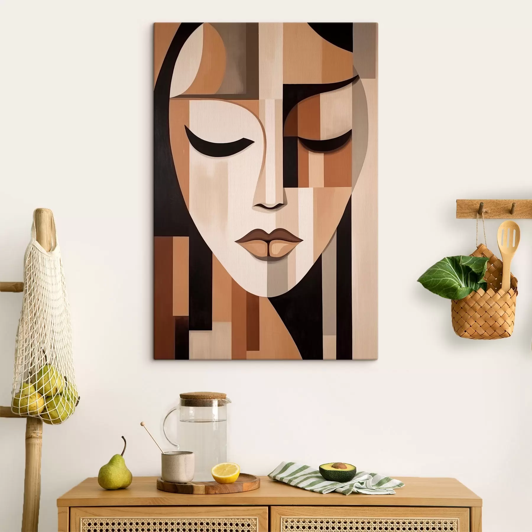 fototapet Portret geometric s42657