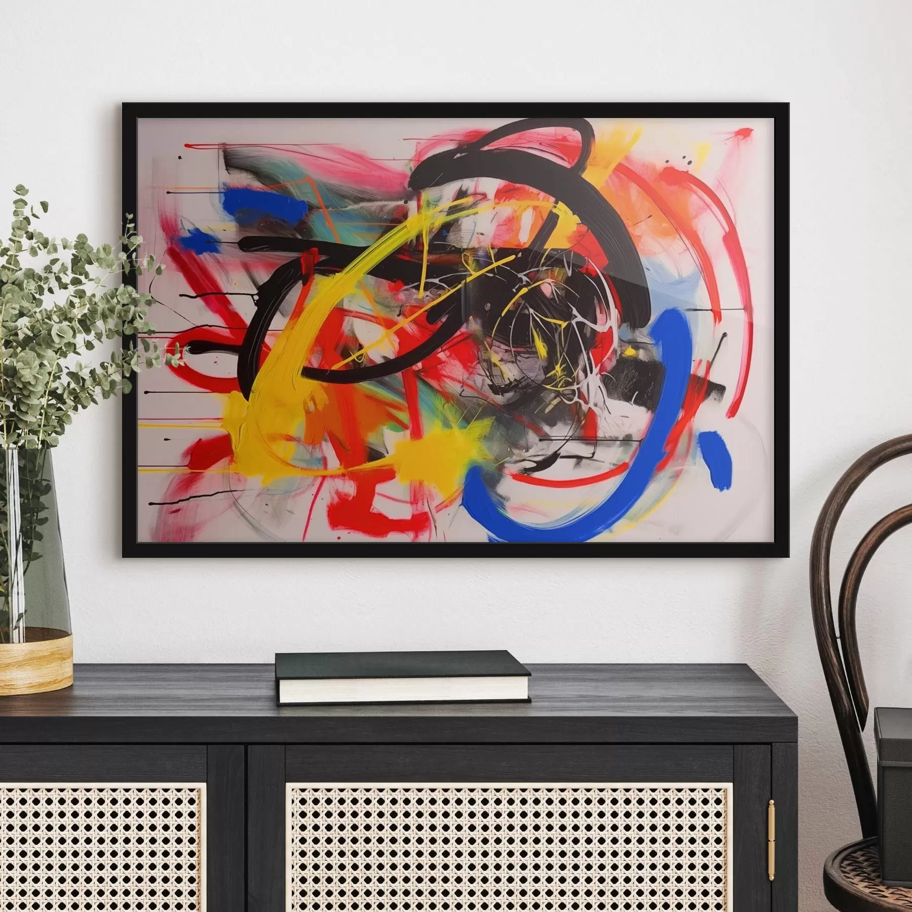 fototapet Compoziție abstractă în culori vii f42663