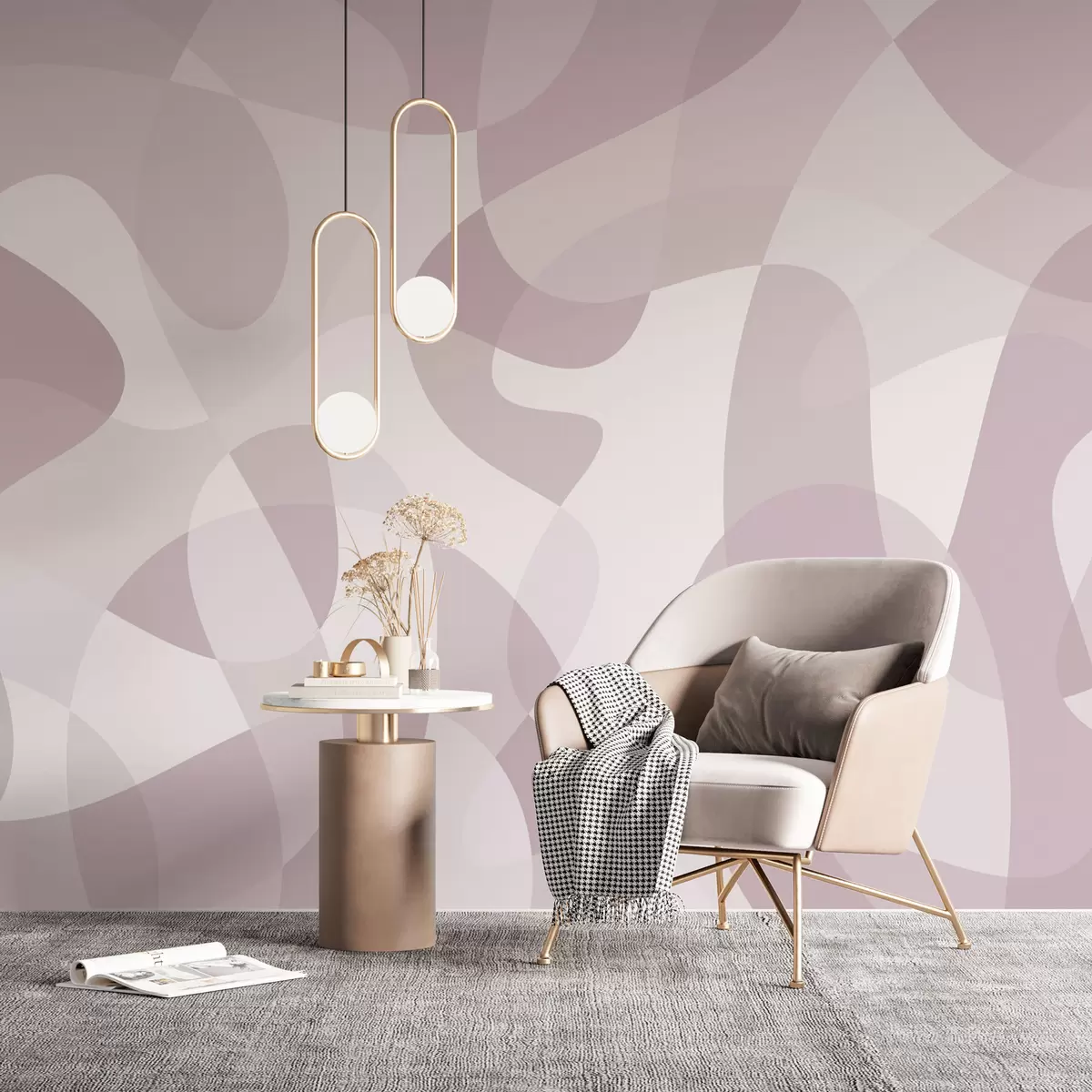 fototapet Tendința geometriei abstracte w02932v4