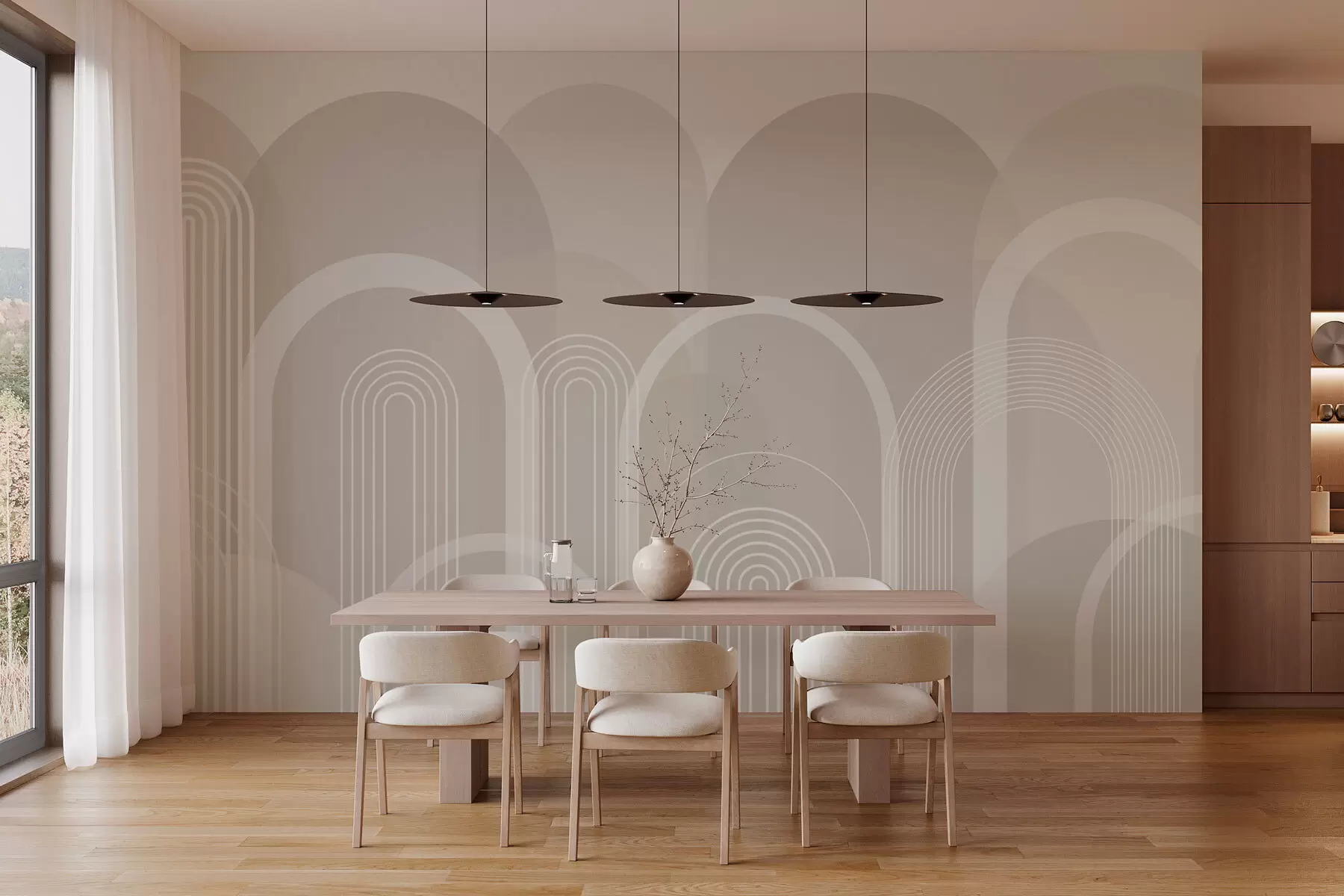 fototapet Arcuri geometrice boho w02935v1