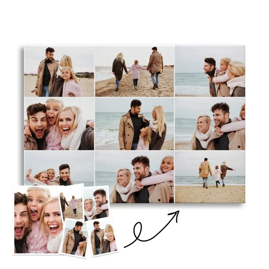 Tablouri Creează un tablou collage pe pânză din fotografia ta s42733