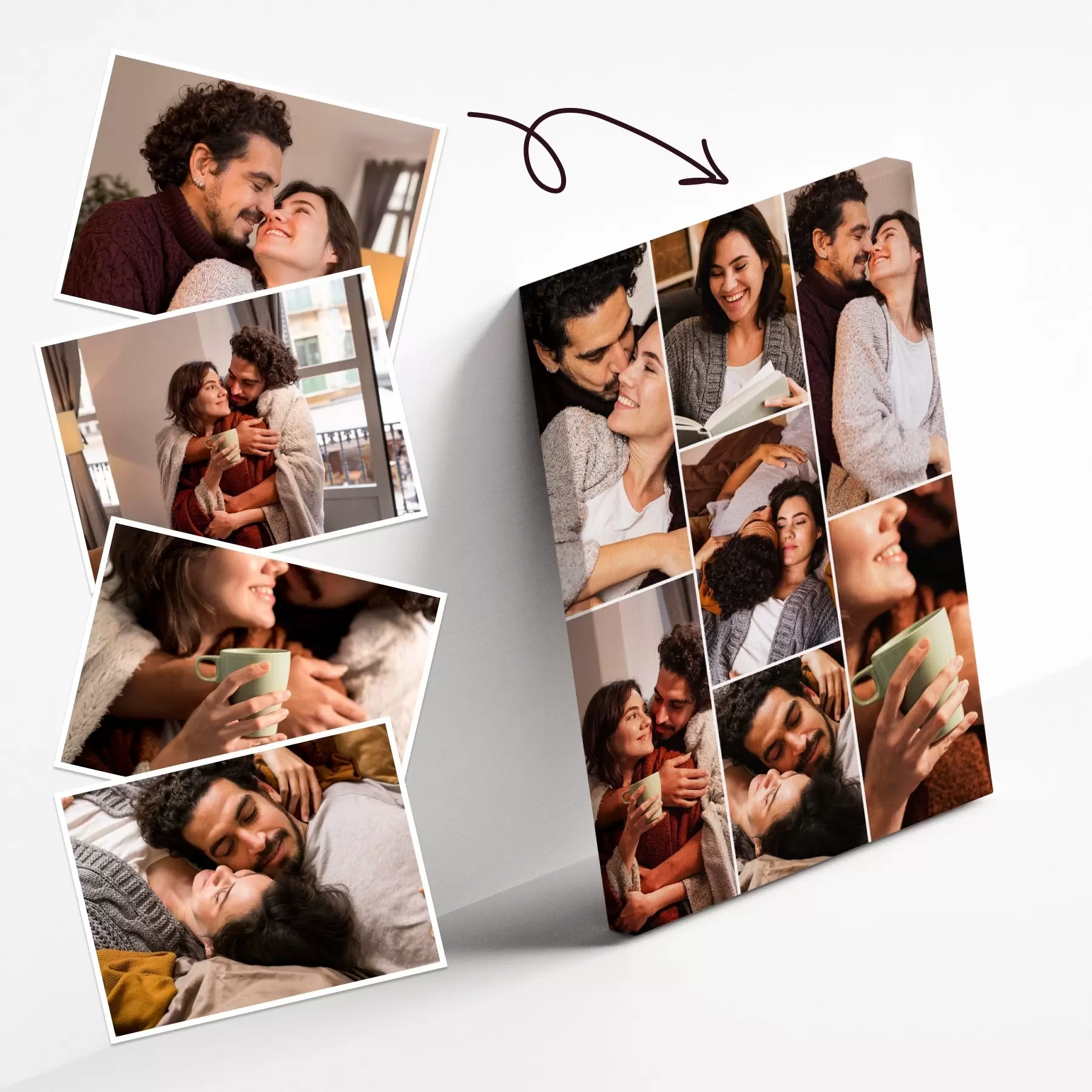 Tablouri Tablou collage pe pânză cu livrare s42734
