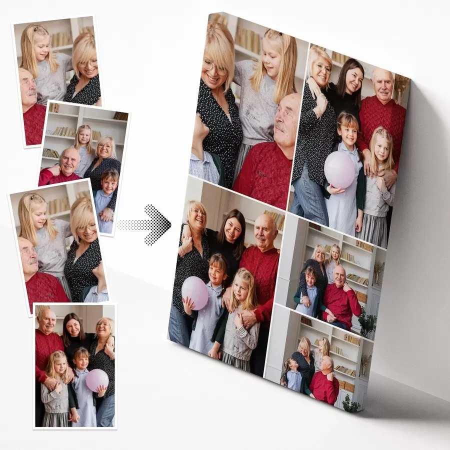 Tablouri Tablou collage pe pânză ca cadou pentru aniversare s42737