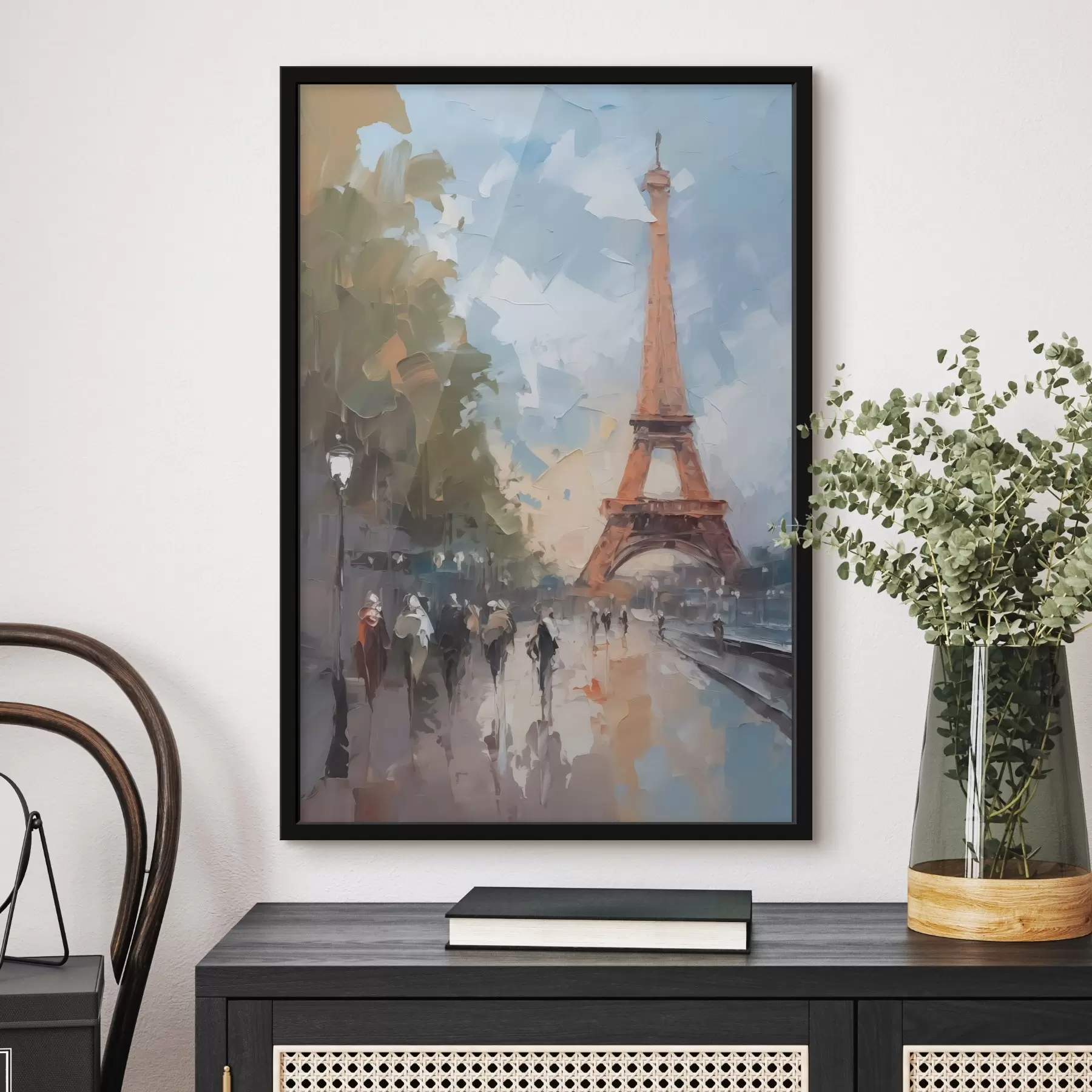 Tablouri Peisaj abstract al unei străzi din Paris f42755