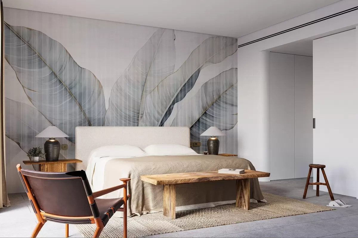 fototapet Frunze mari pe perete w02982