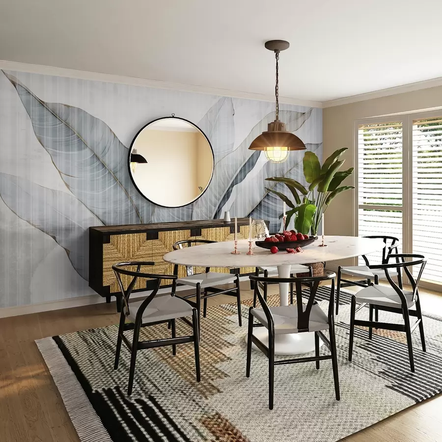 fototapet Frunze mari pe perete w02982