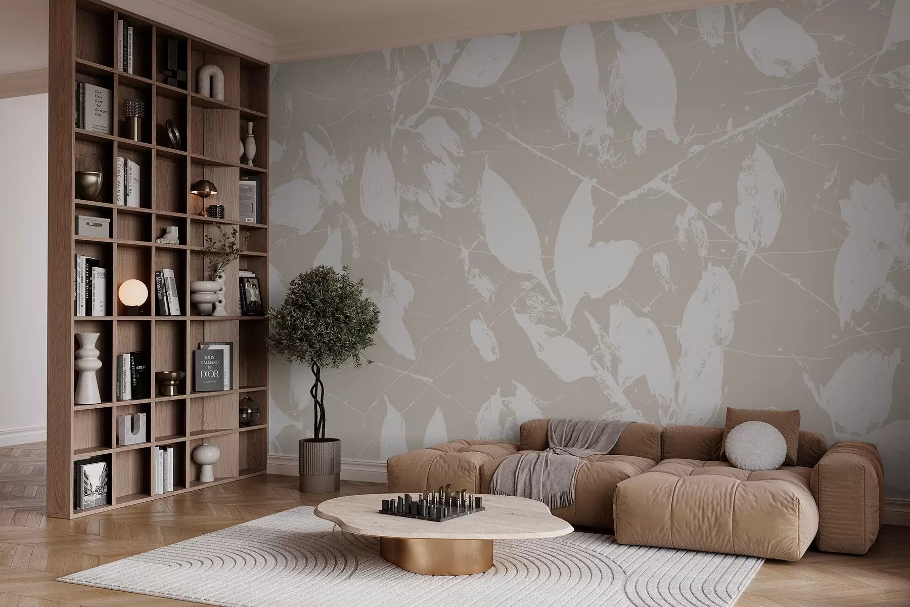 fototapet Model minimalist de pete albe w02936v2