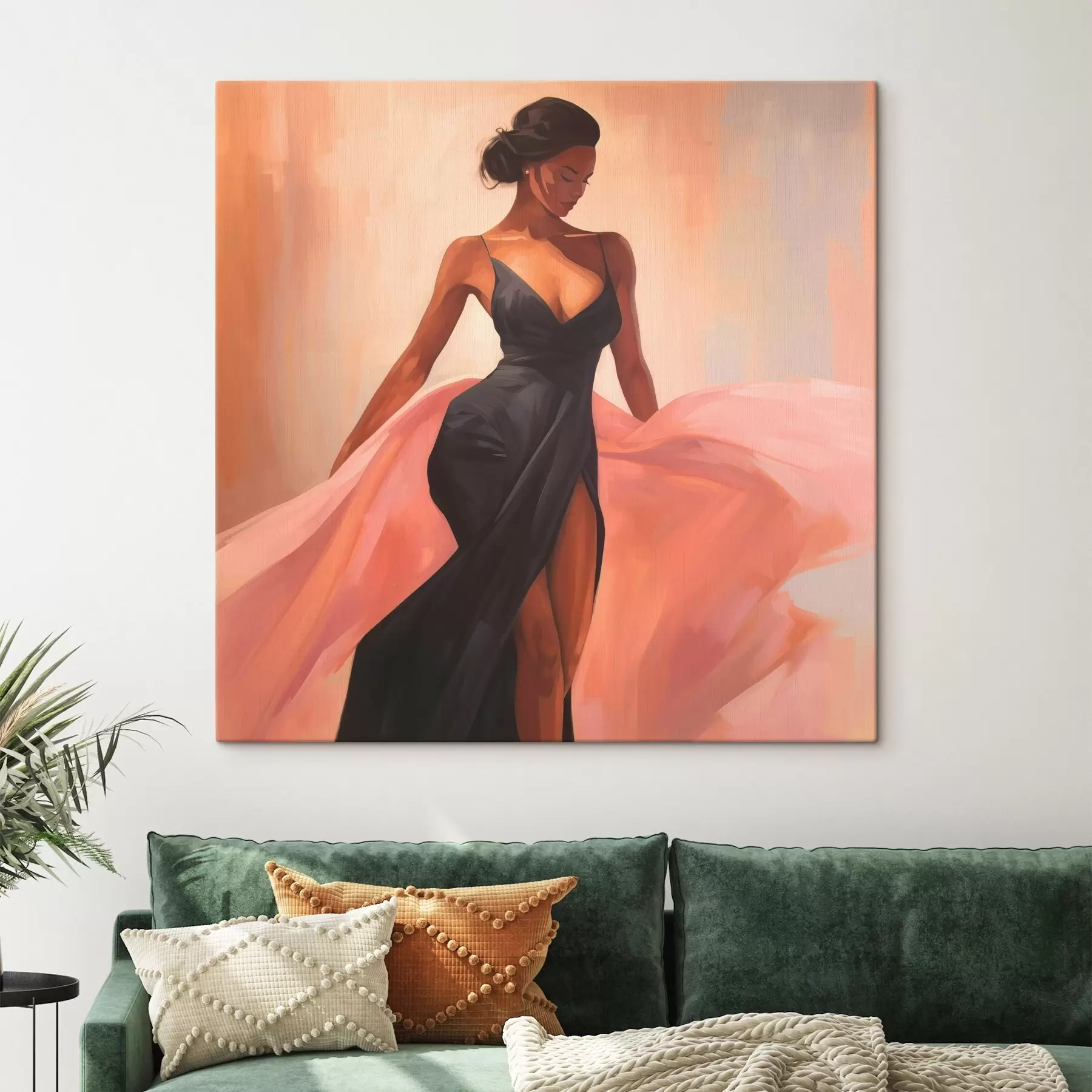 Tablouri Fată în rochie s42821