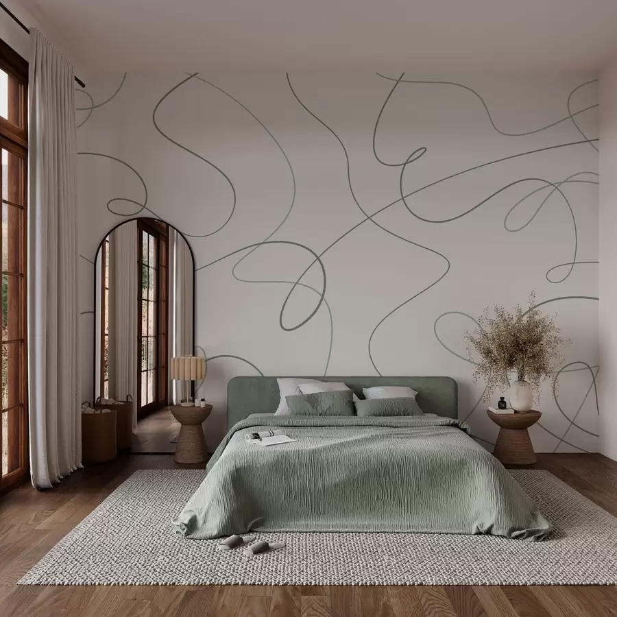 fototapet Linii abstracte elegante w03061v2