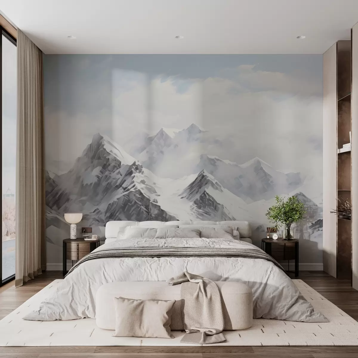 fototapet Munți înzăpeziți w03125